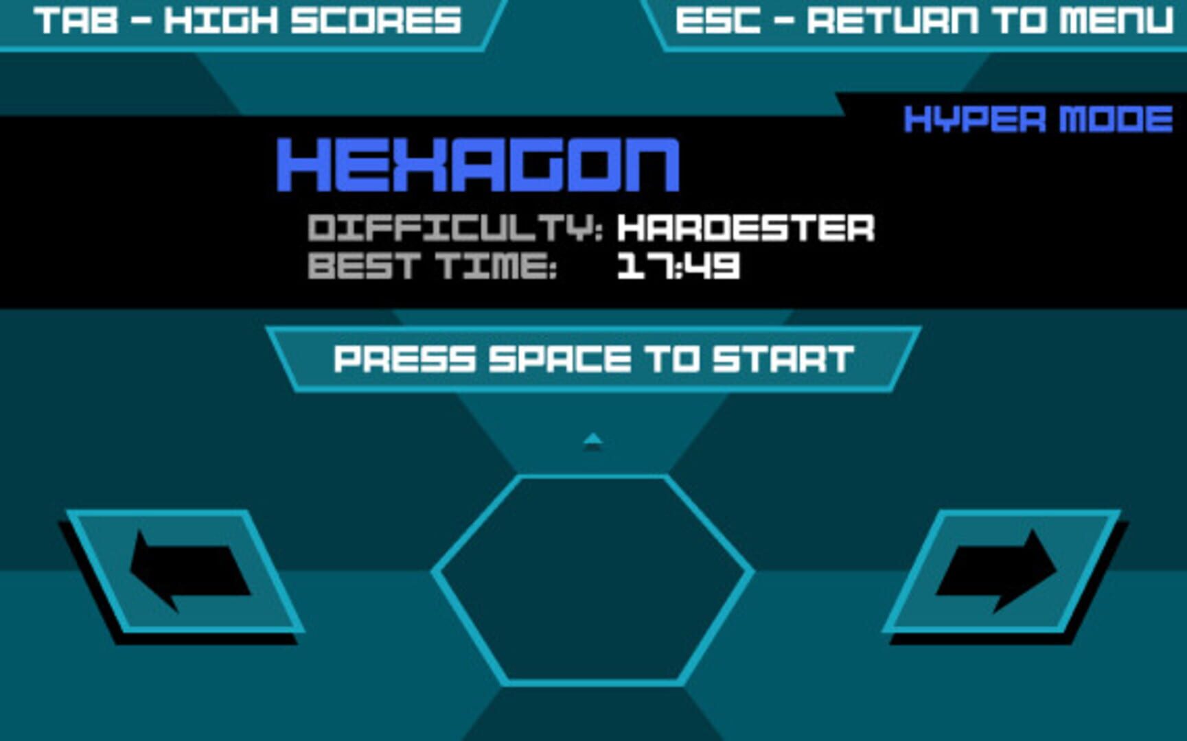 Screenshot for Super Hexagon