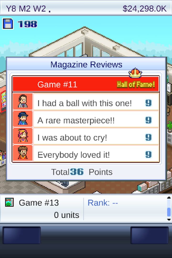 Screenshot for Game Dev Story