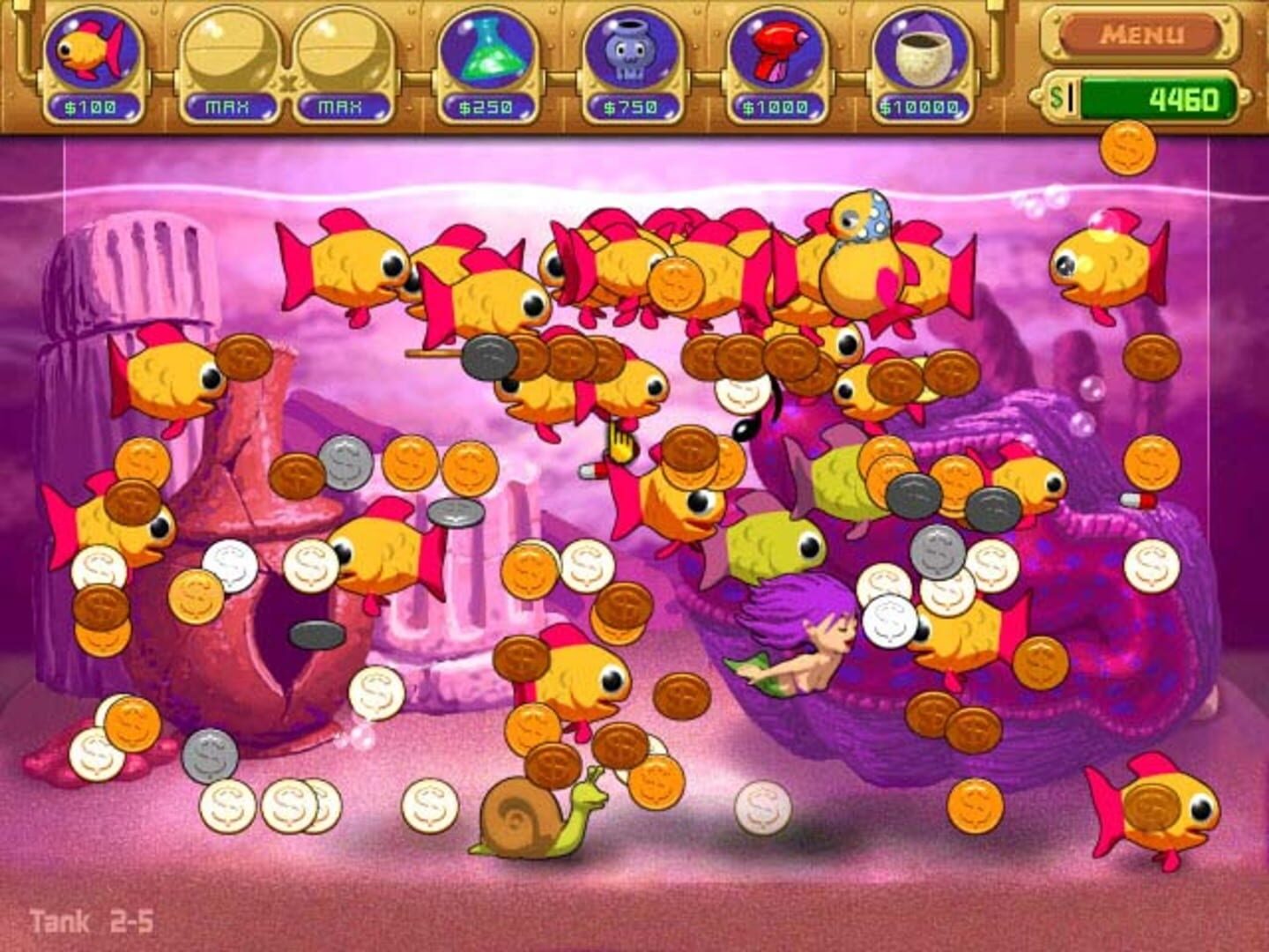 Screenshot for Insaniquarium! Deluxe