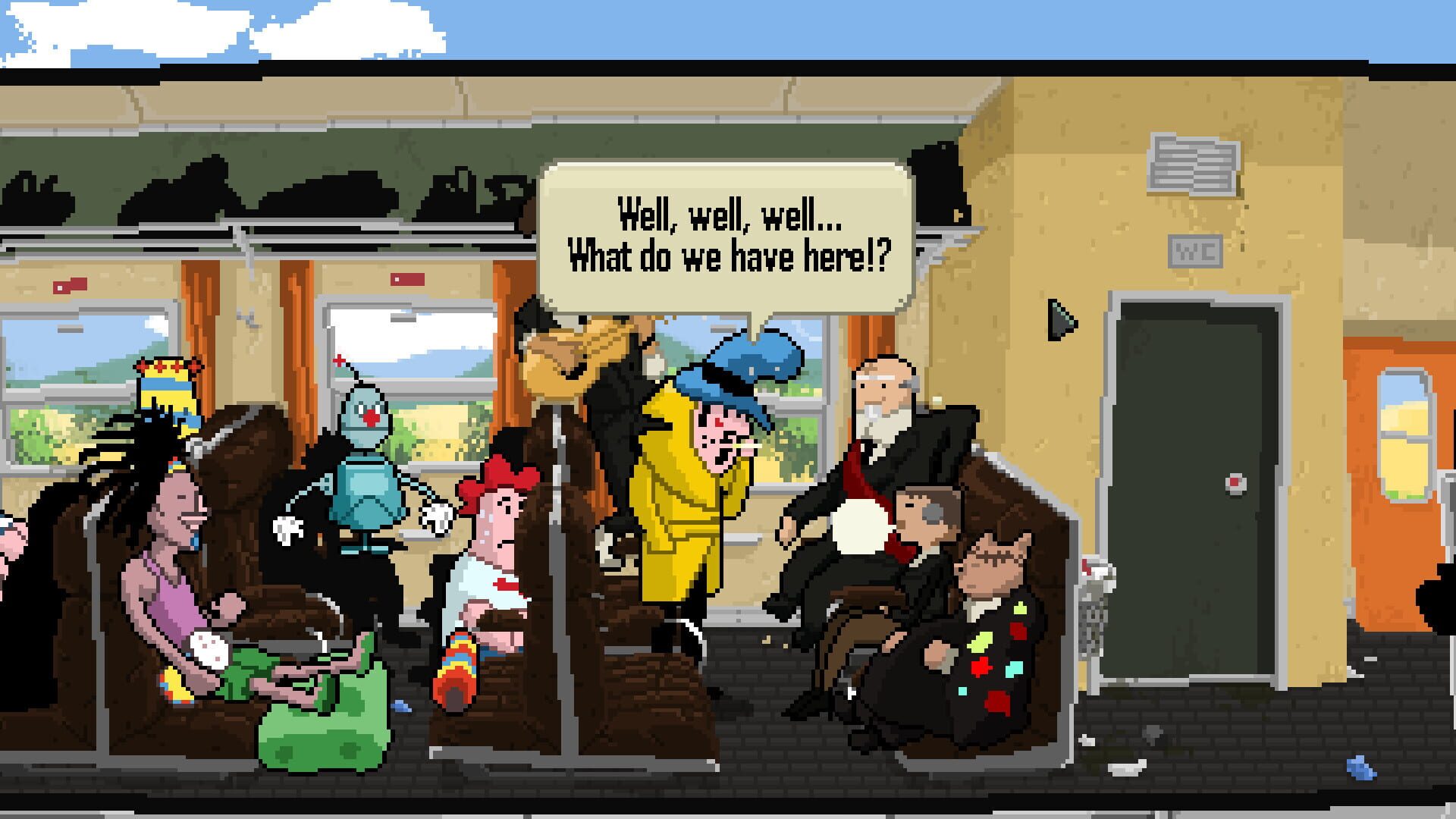 Screenshot for Detective Case and Clown Bot in: The Express Killer