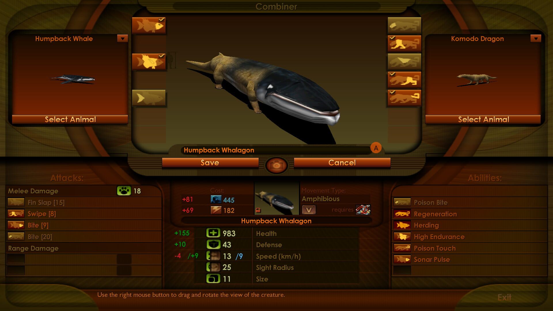 Screenshot for Impossible Creatures