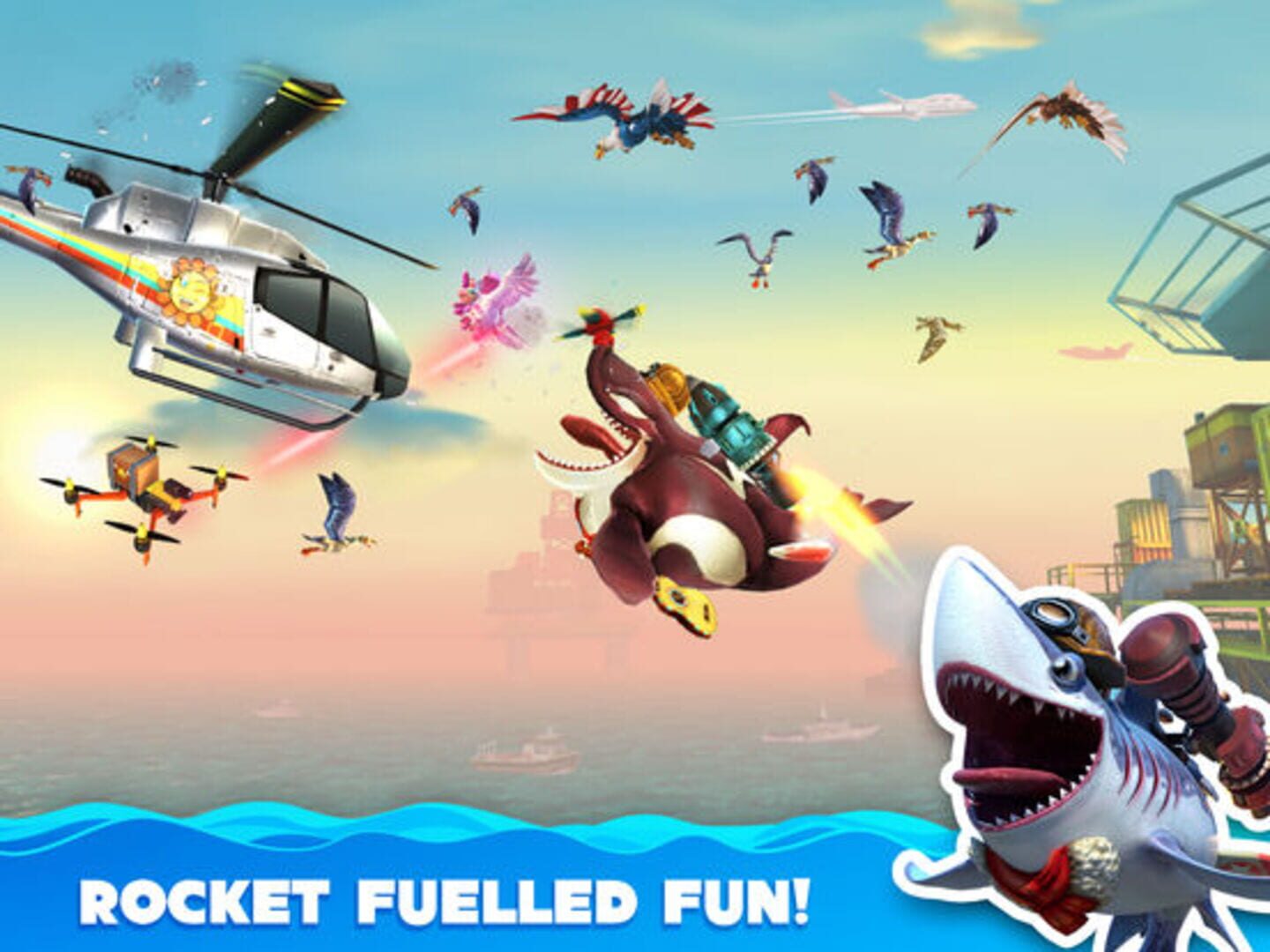 Screenshot for Hungry Shark World