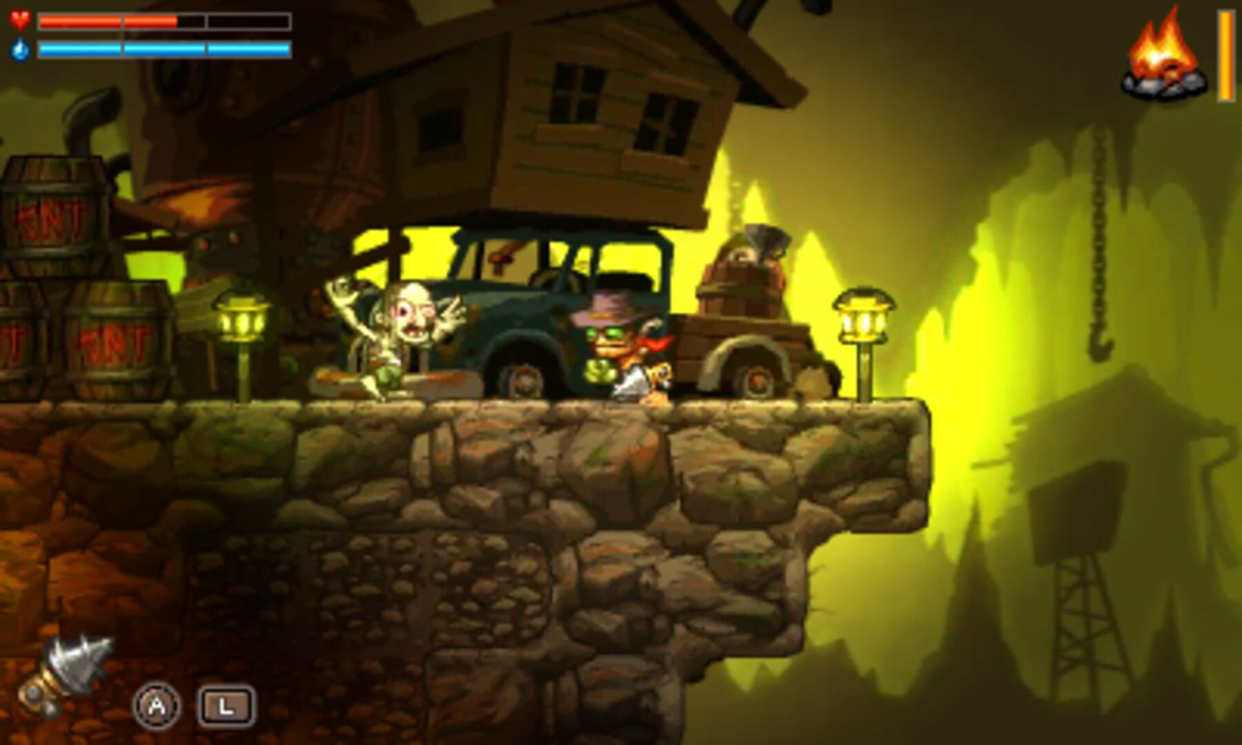 Screenshot for SteamWorld Dig