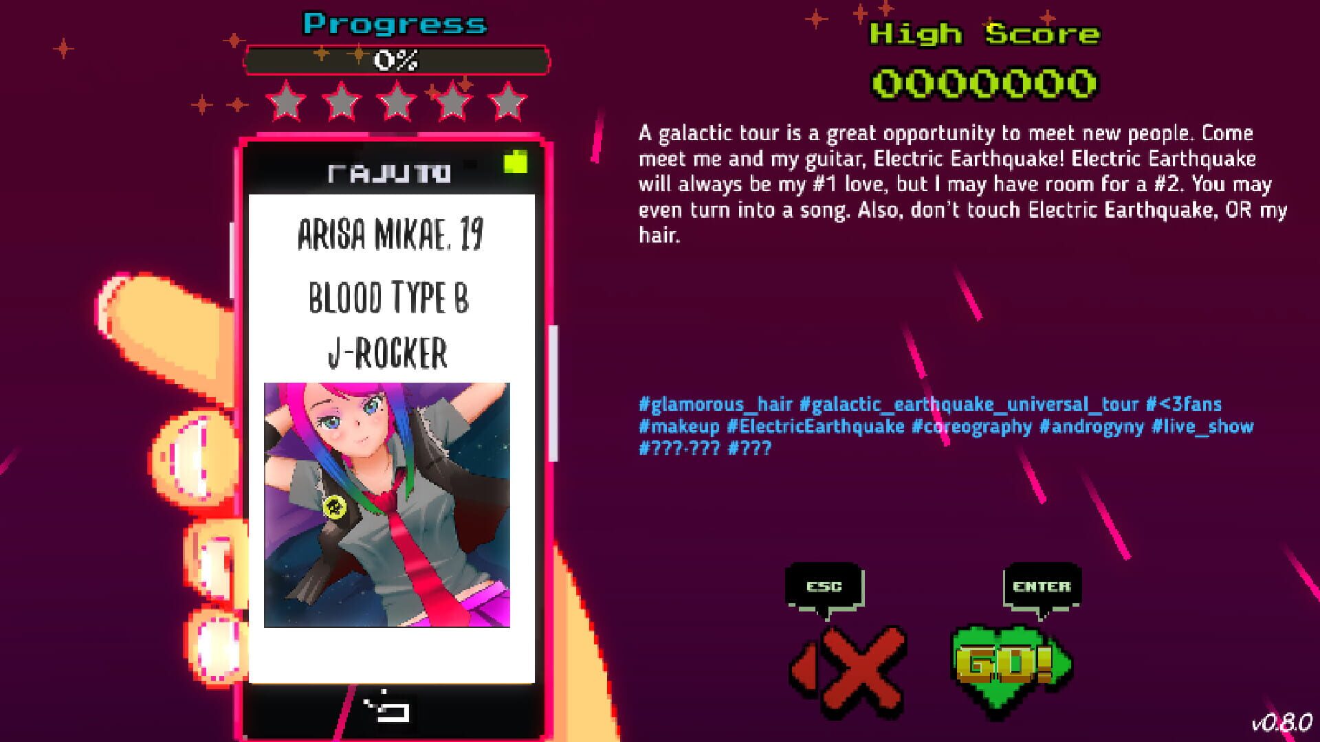 Screenshot for Deep Space Waifu