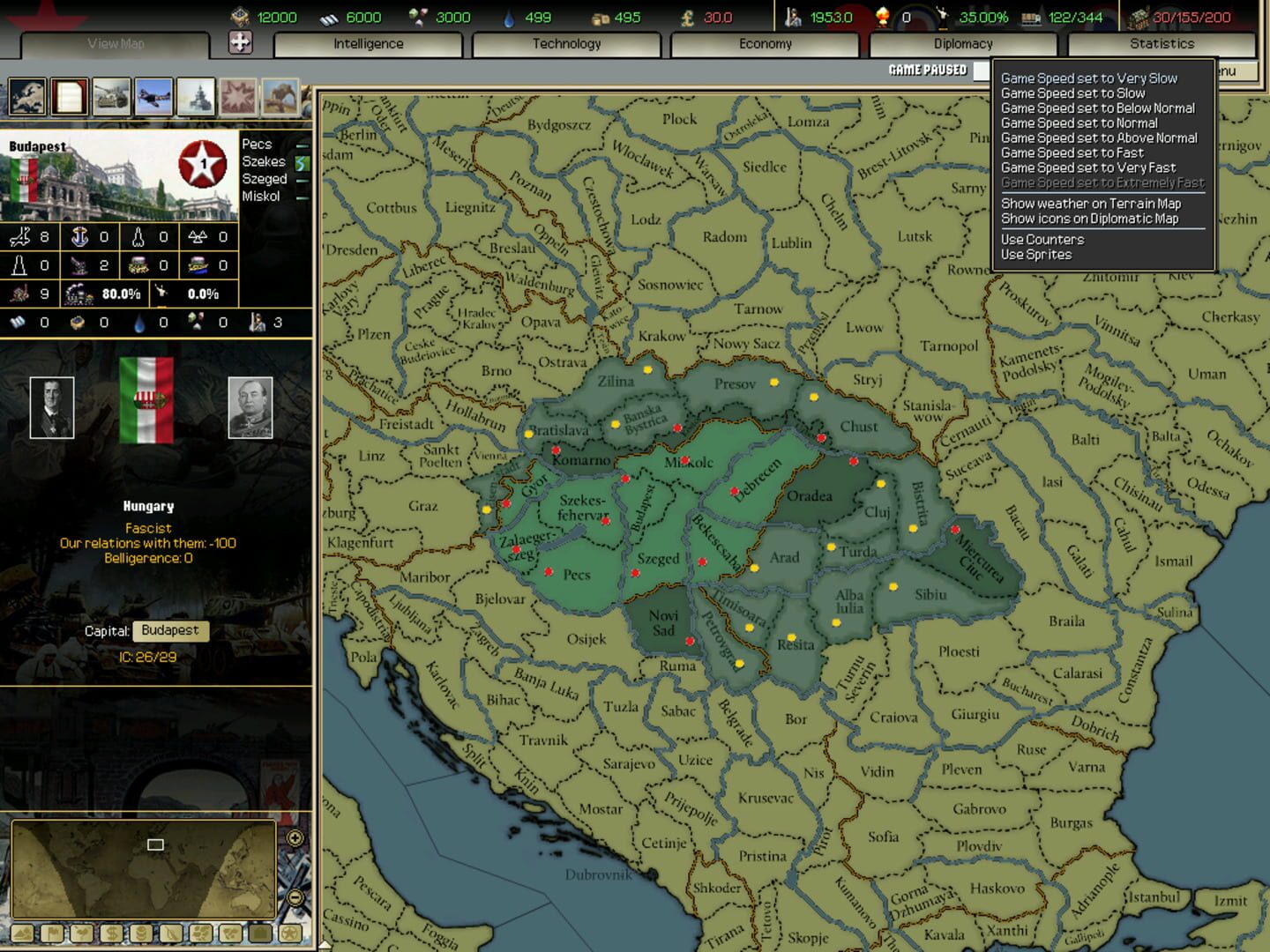 Screenshot for Darkest Hour: A Hearts of Iron Game