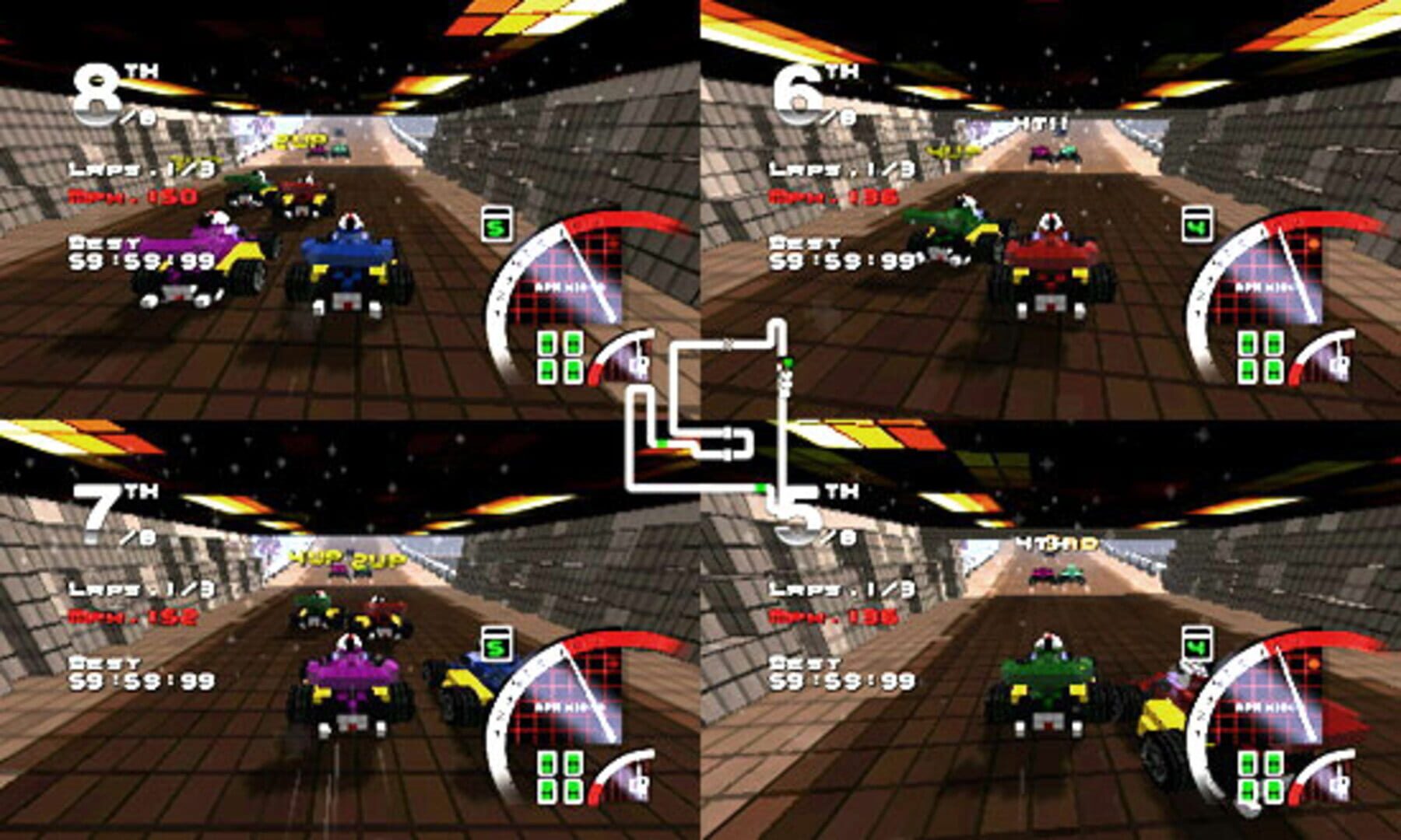 Screenshot for 3D Pixel Racing