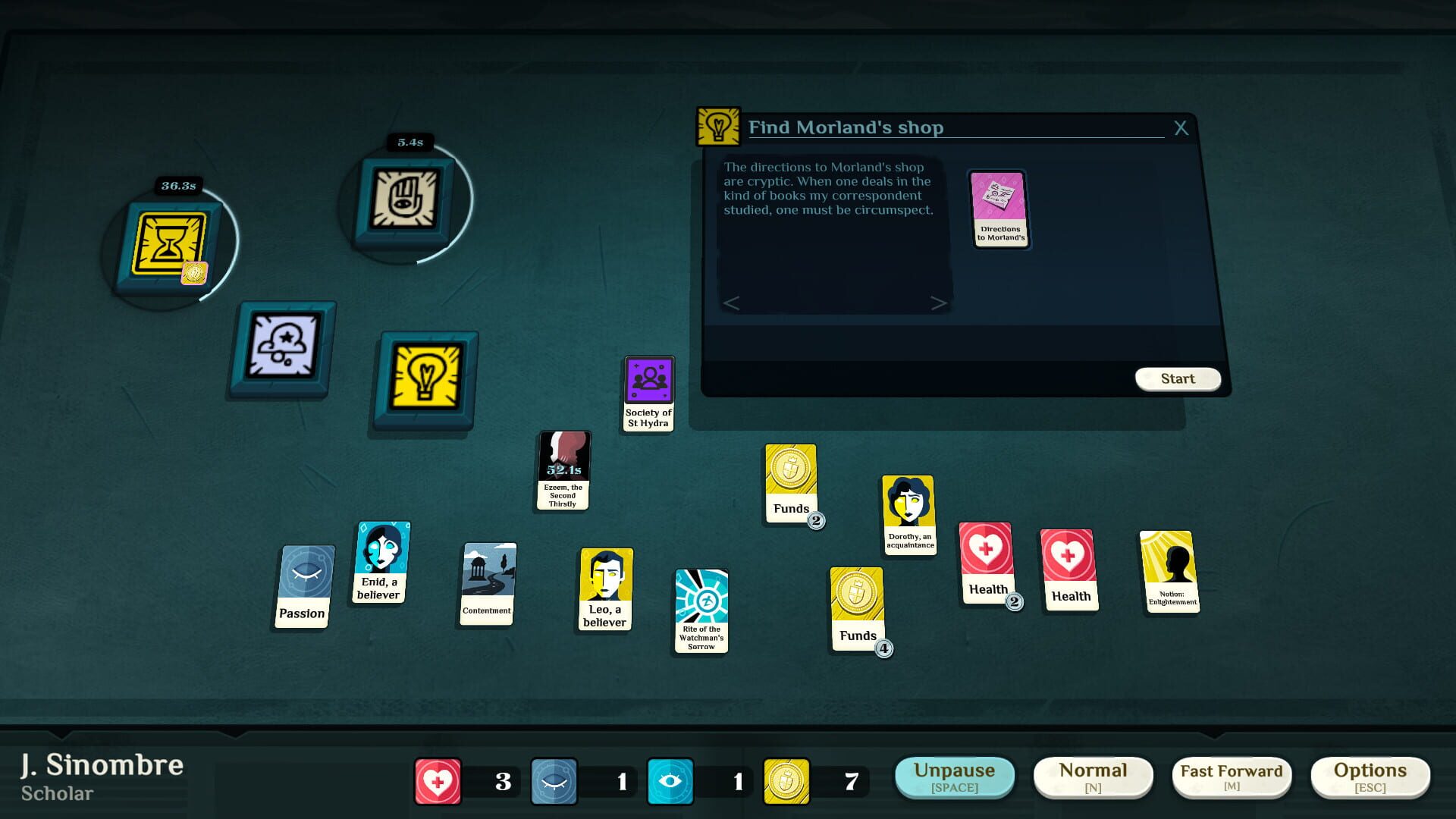 Screenshot for Cultist Simulator