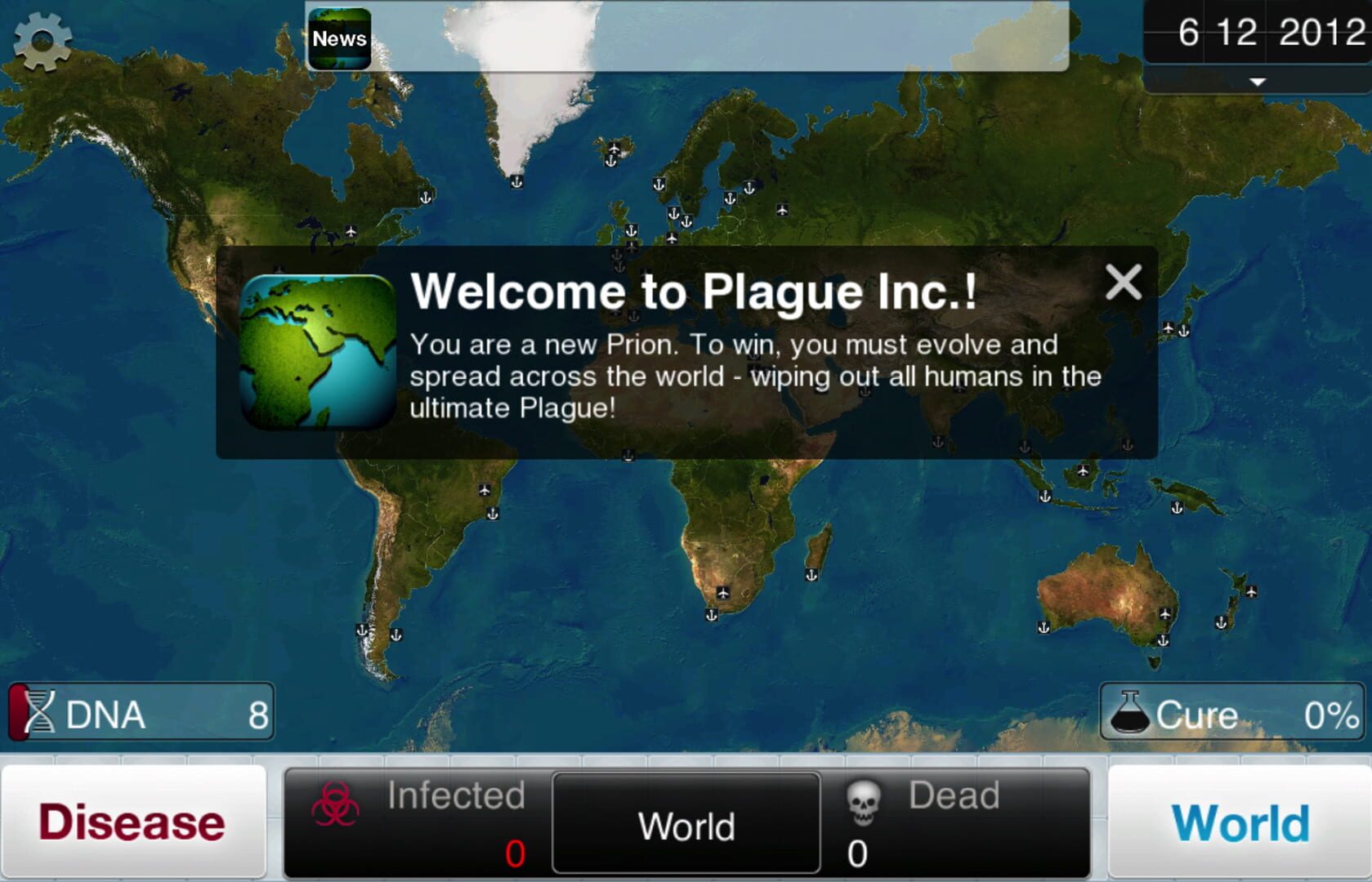 Screenshot for Plague Inc.