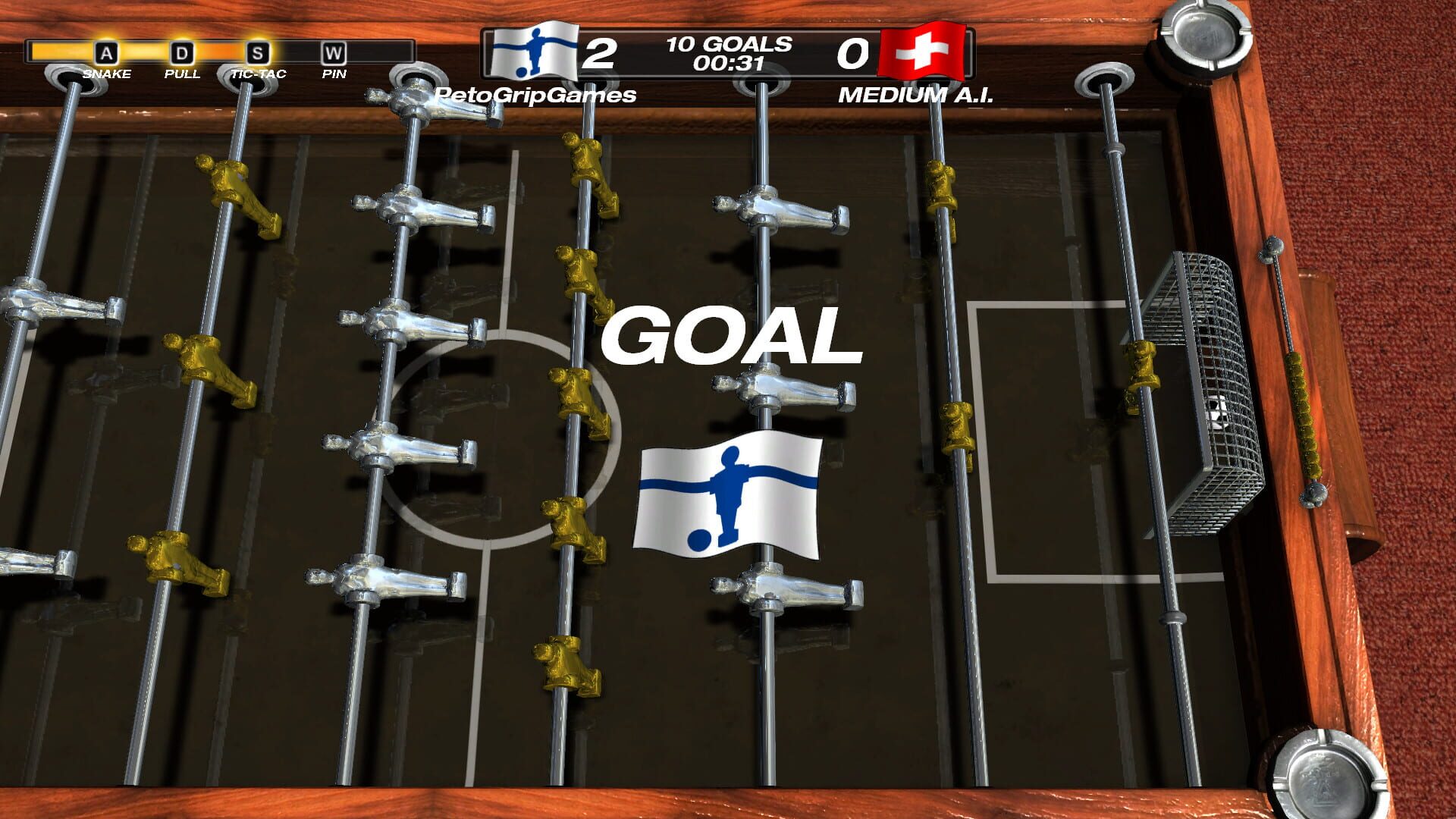 Screenshot for Foosball: World Tour