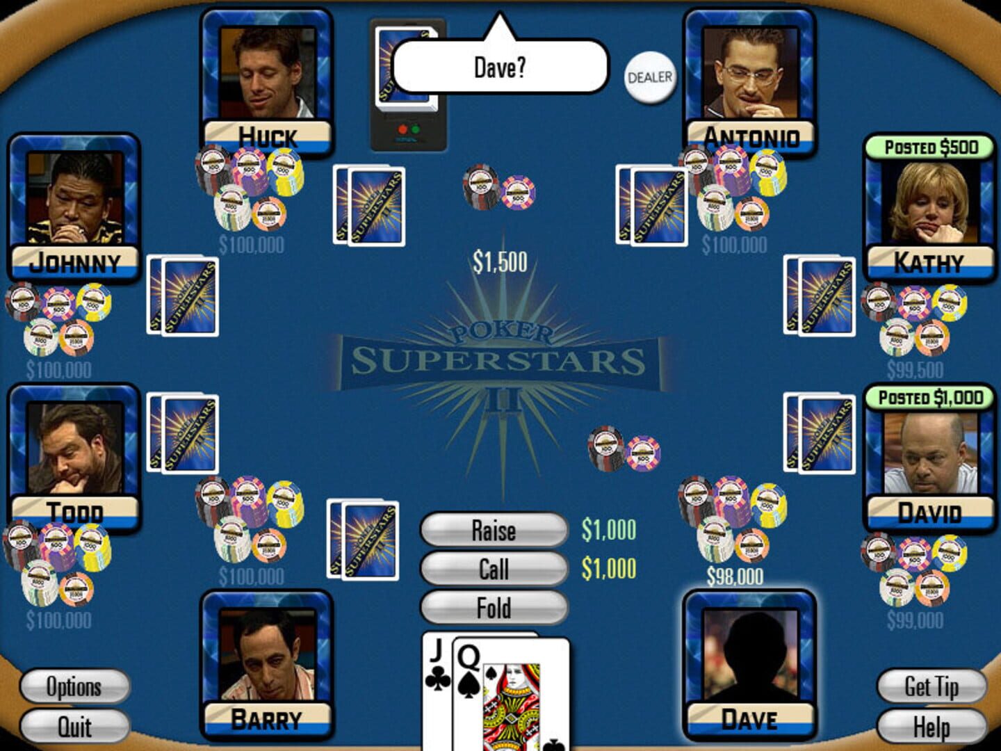 Screenshot for Poker Superstars II