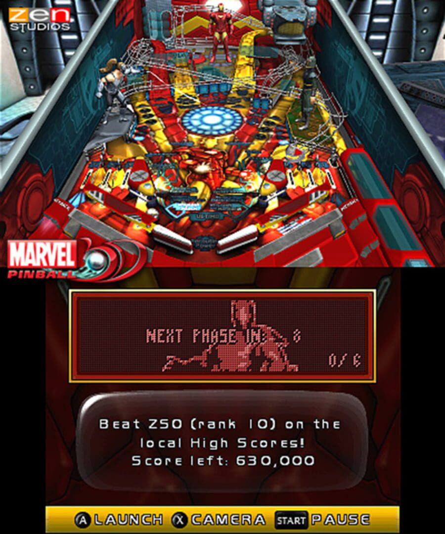 Screenshot for Marvel Pinball 3D