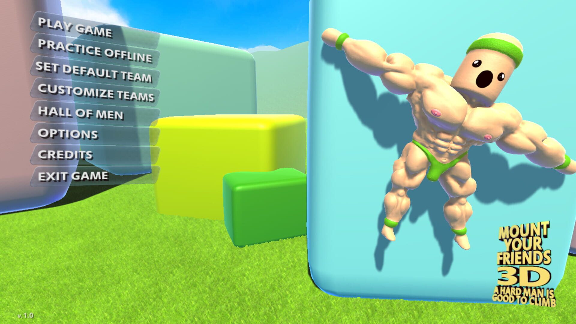Screenshot for Mount Your Friends 3D: A Hard Man is Good to Climb