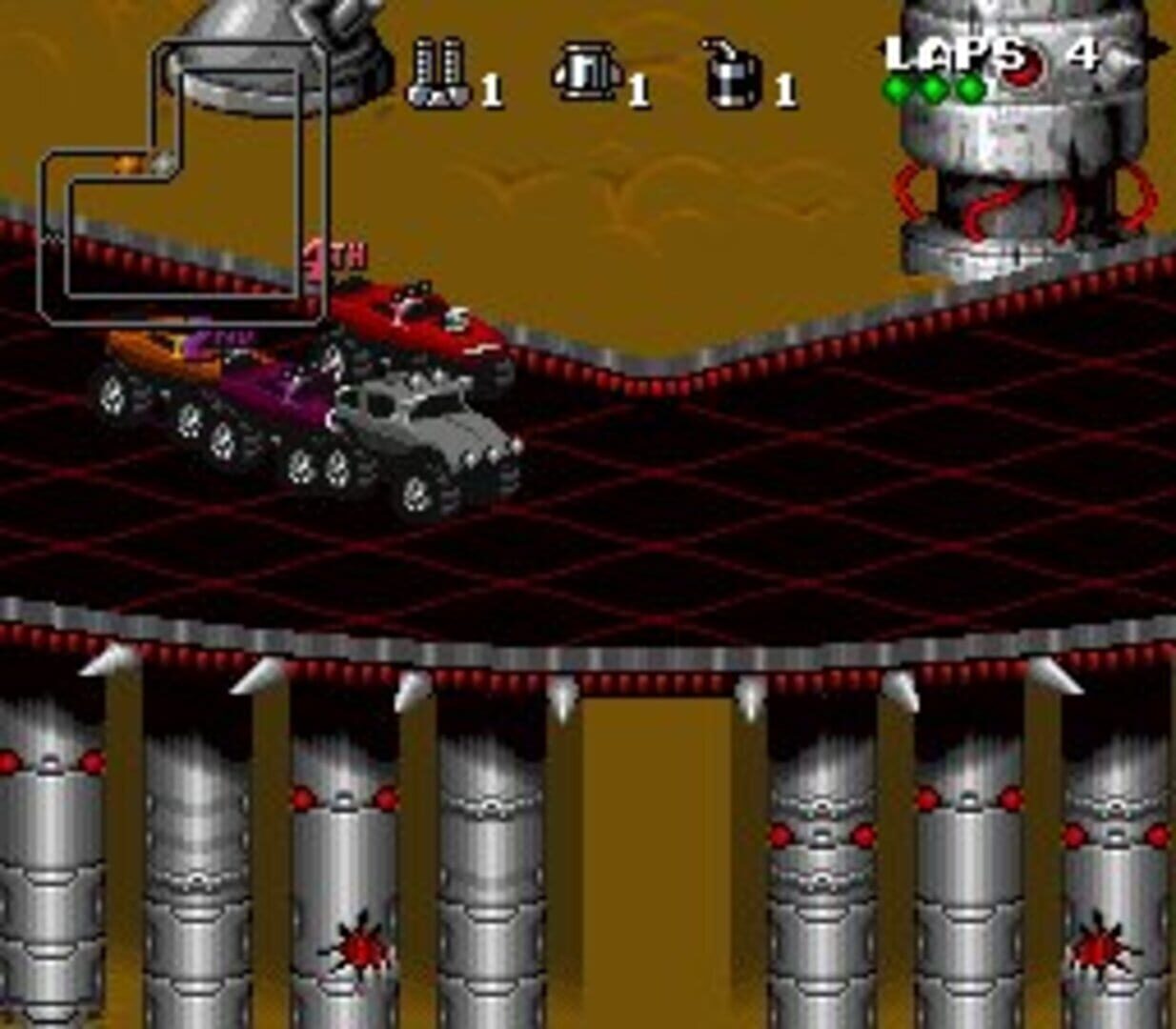 Screenshot for Rock n' Roll Racing