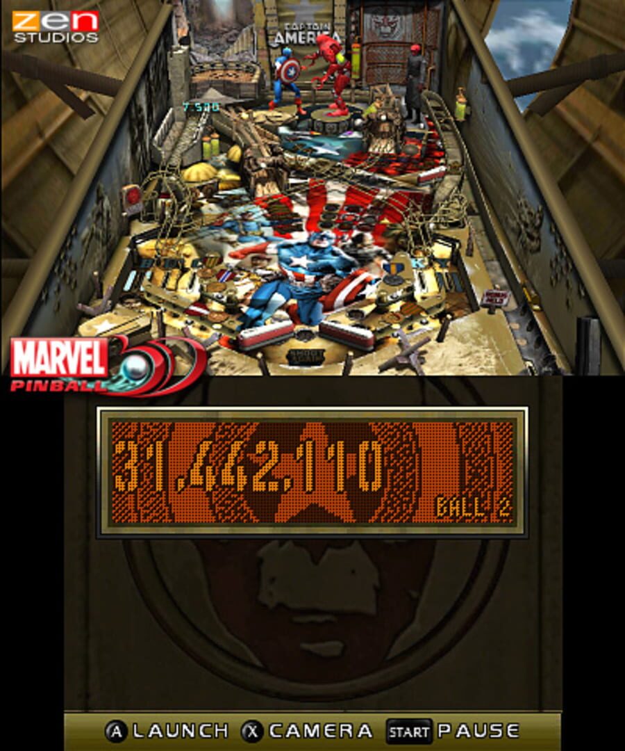 Screenshot for Marvel Pinball 3D