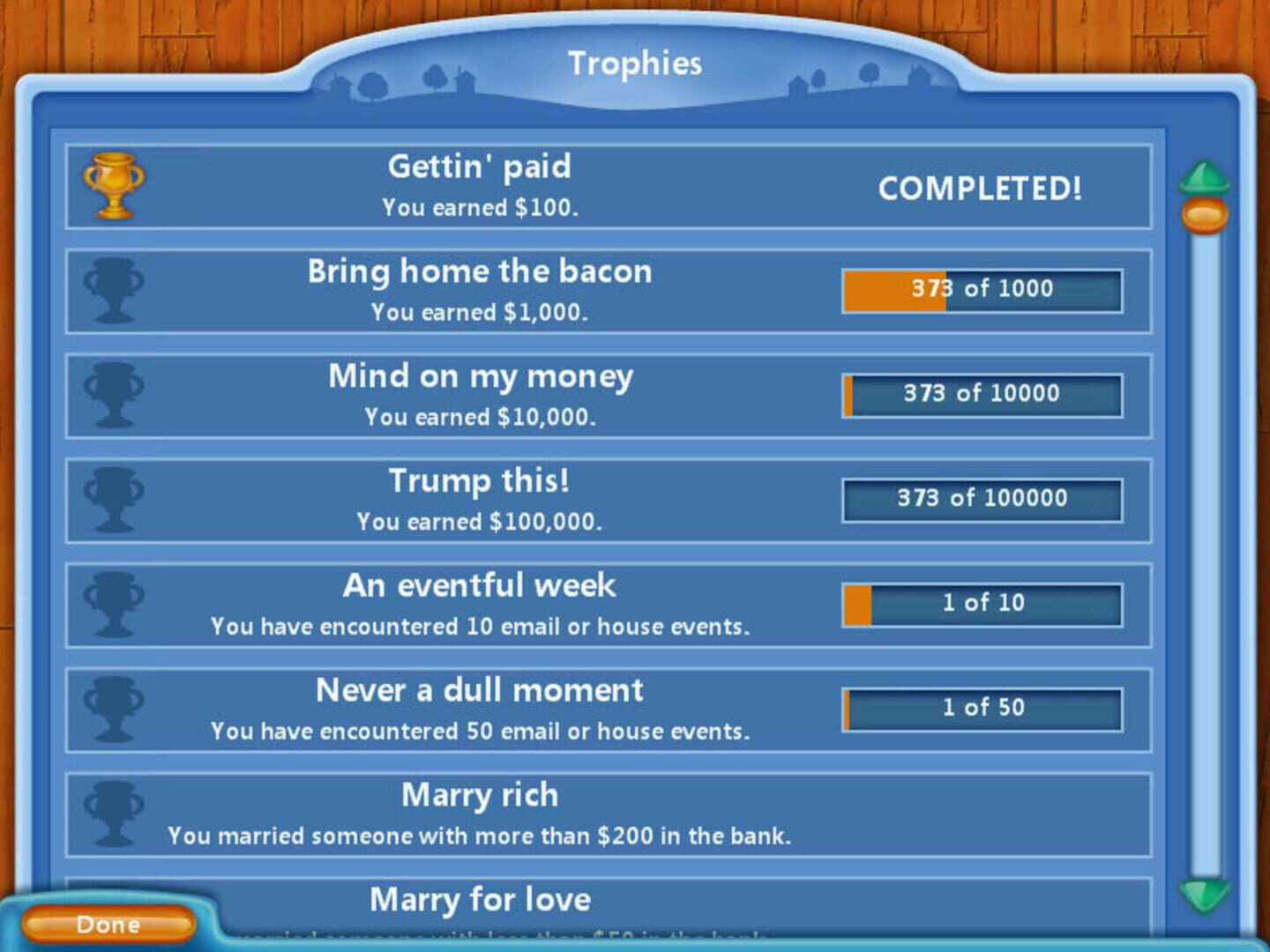 Screenshot for Virtual Families
