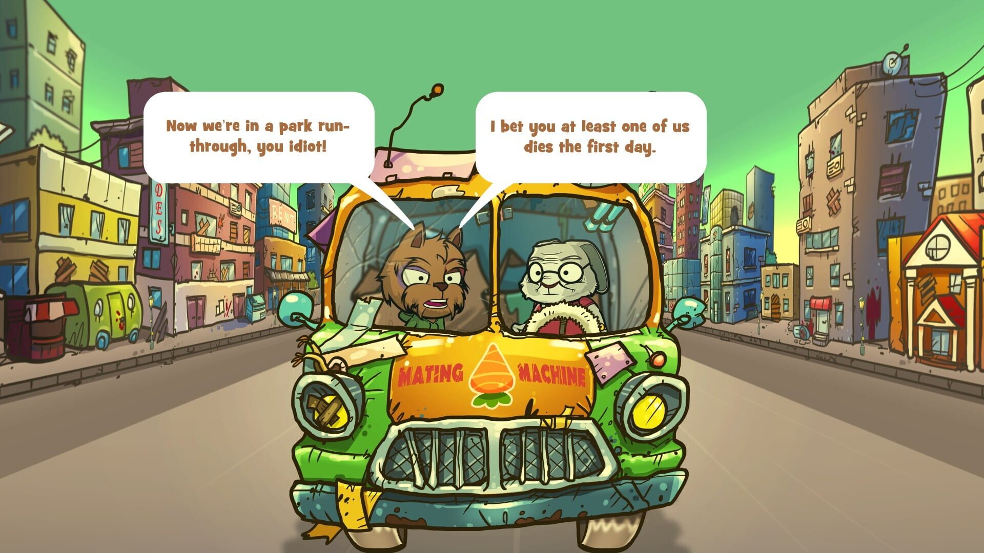 Screenshot for Scheming Through The Zombie Apocalypse: The Beginning