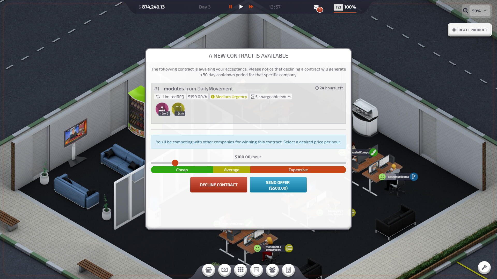 Screenshot for Startup Company