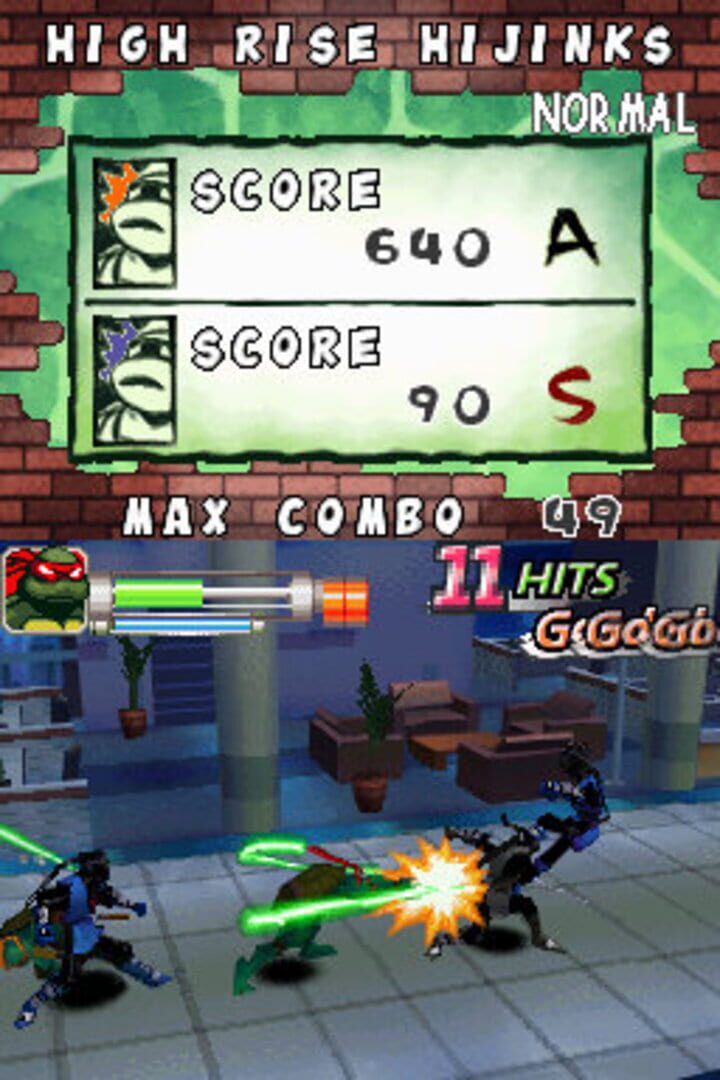 Screenshot for Teenage Mutant Ninja Turtles: Arcade Attack