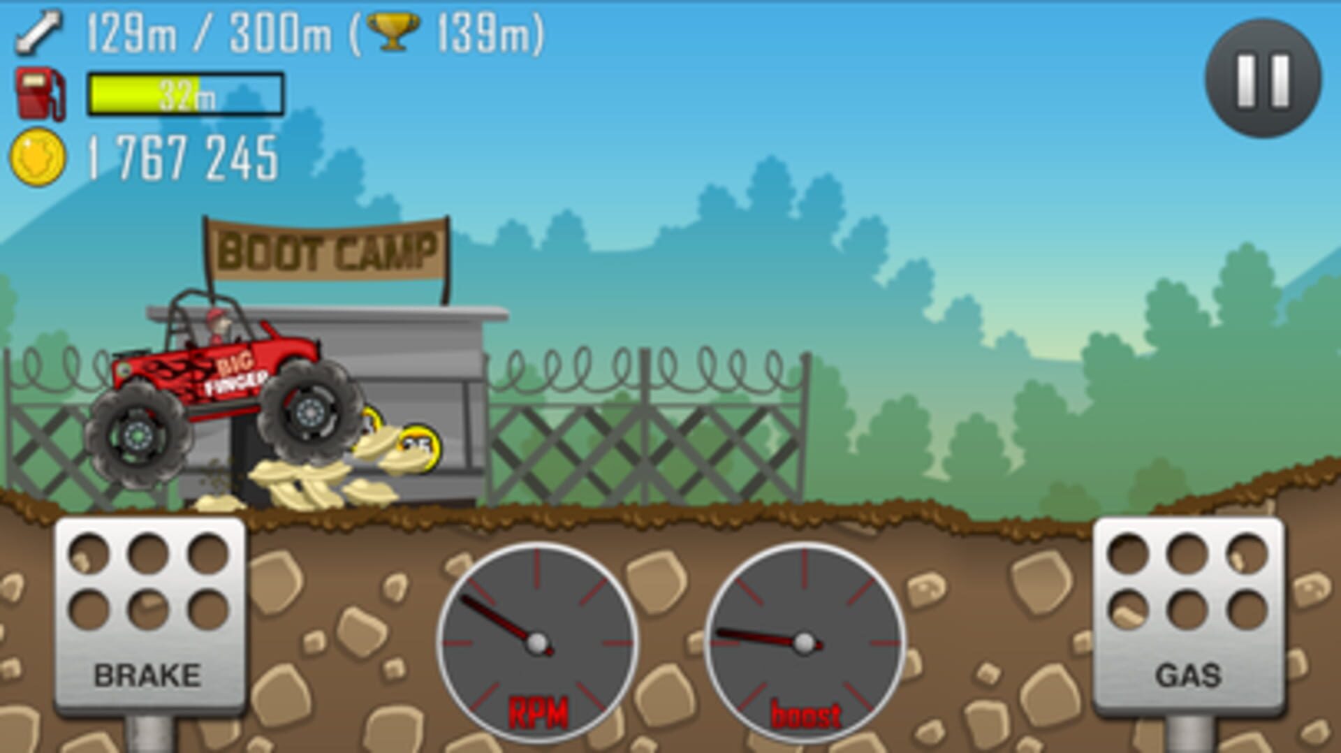 Screenshot for Hill Climb Racing