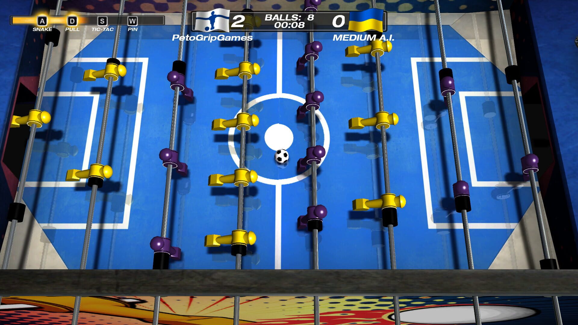Screenshot for Foosball: World Tour