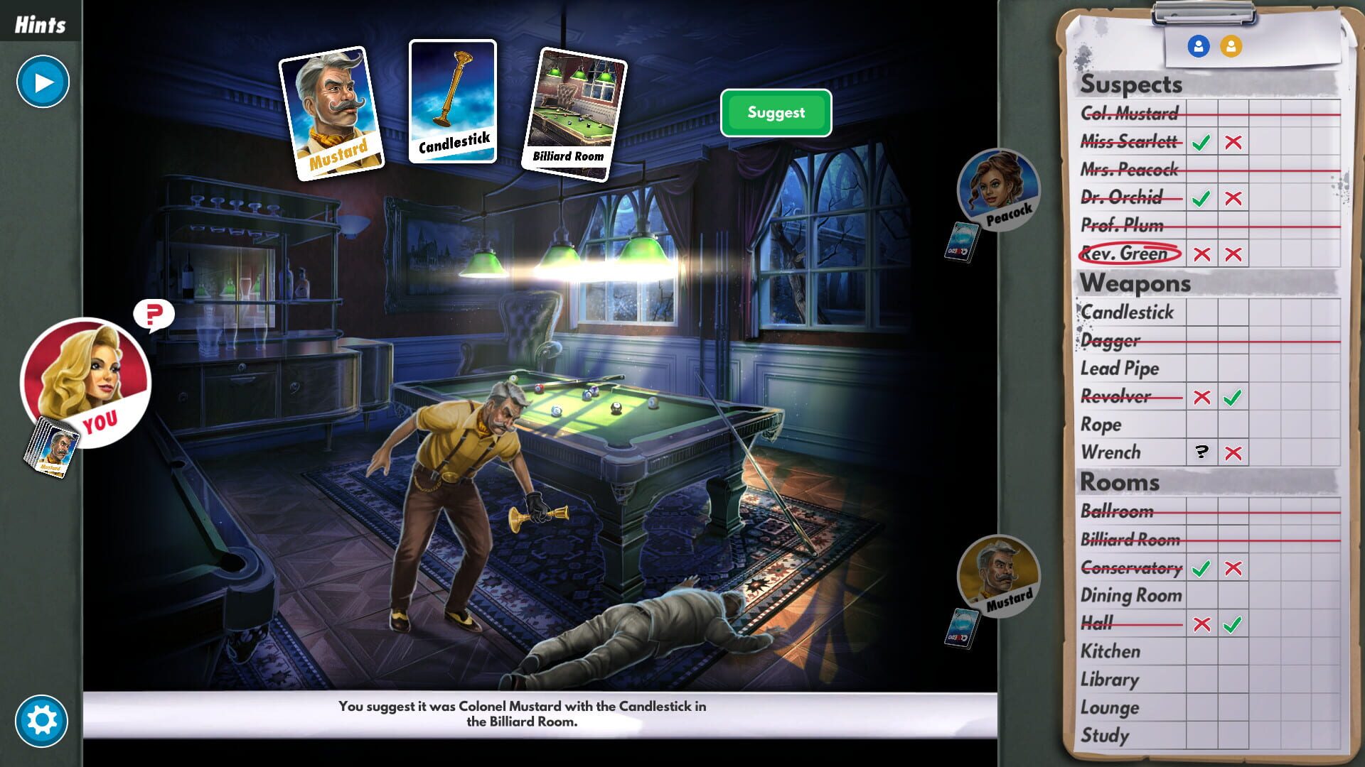 Screenshot for Clue/Cluedo: Classic
