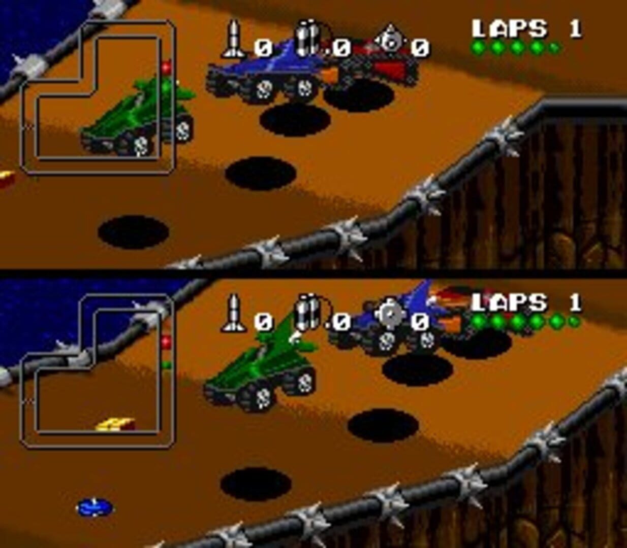 Screenshot for Rock n' Roll Racing