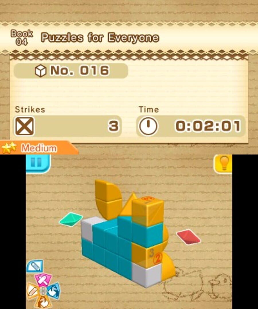 Screenshot for Picross 3D: Round 2