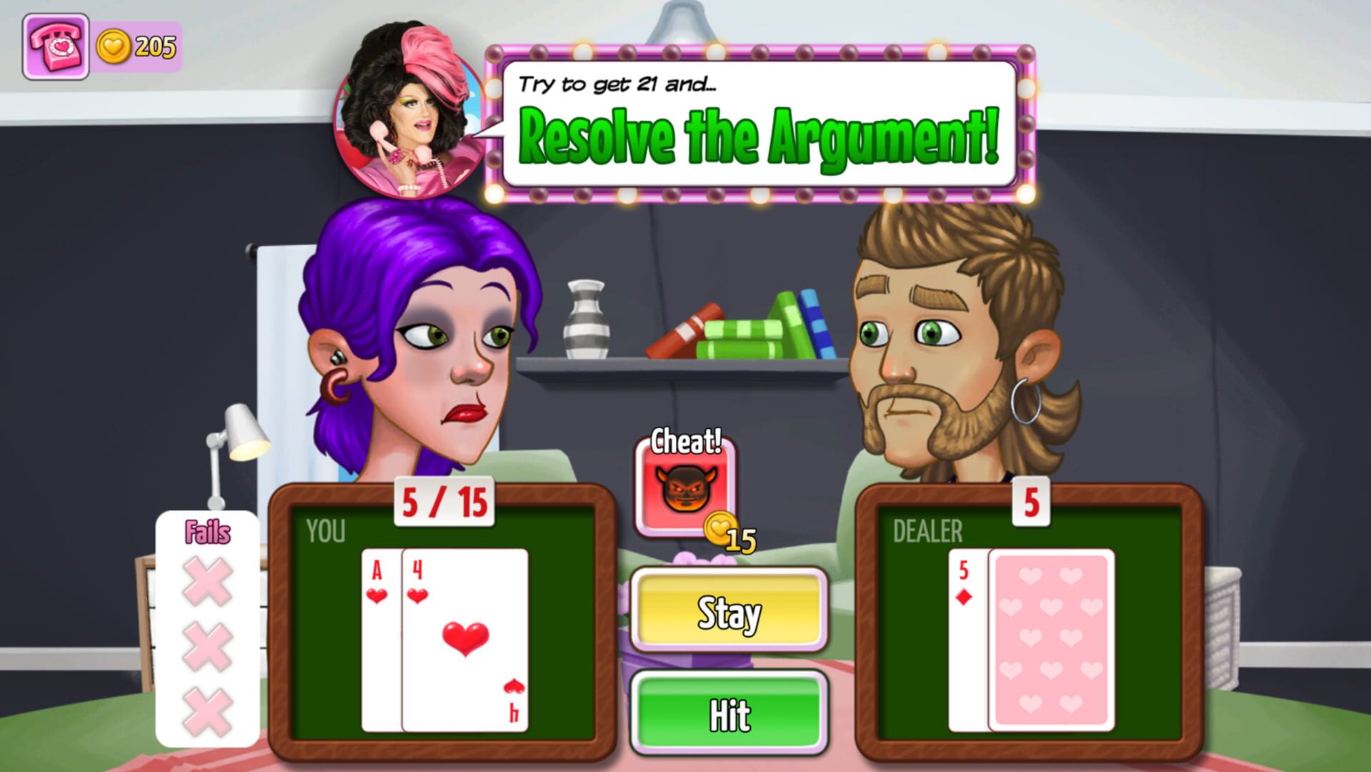 Screenshot for Kitty Powers' Love Life
