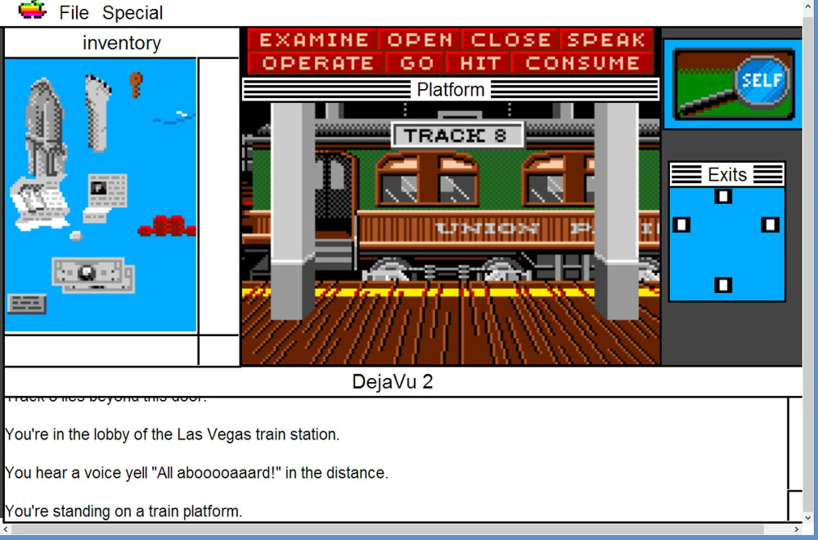 Screenshot for Deja Vu II: MacVenture Series
