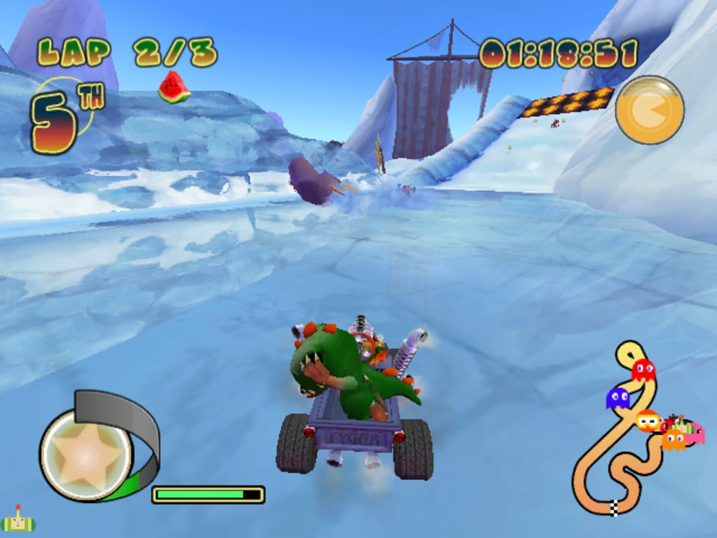 Screenshot for Pac-Man World Rally