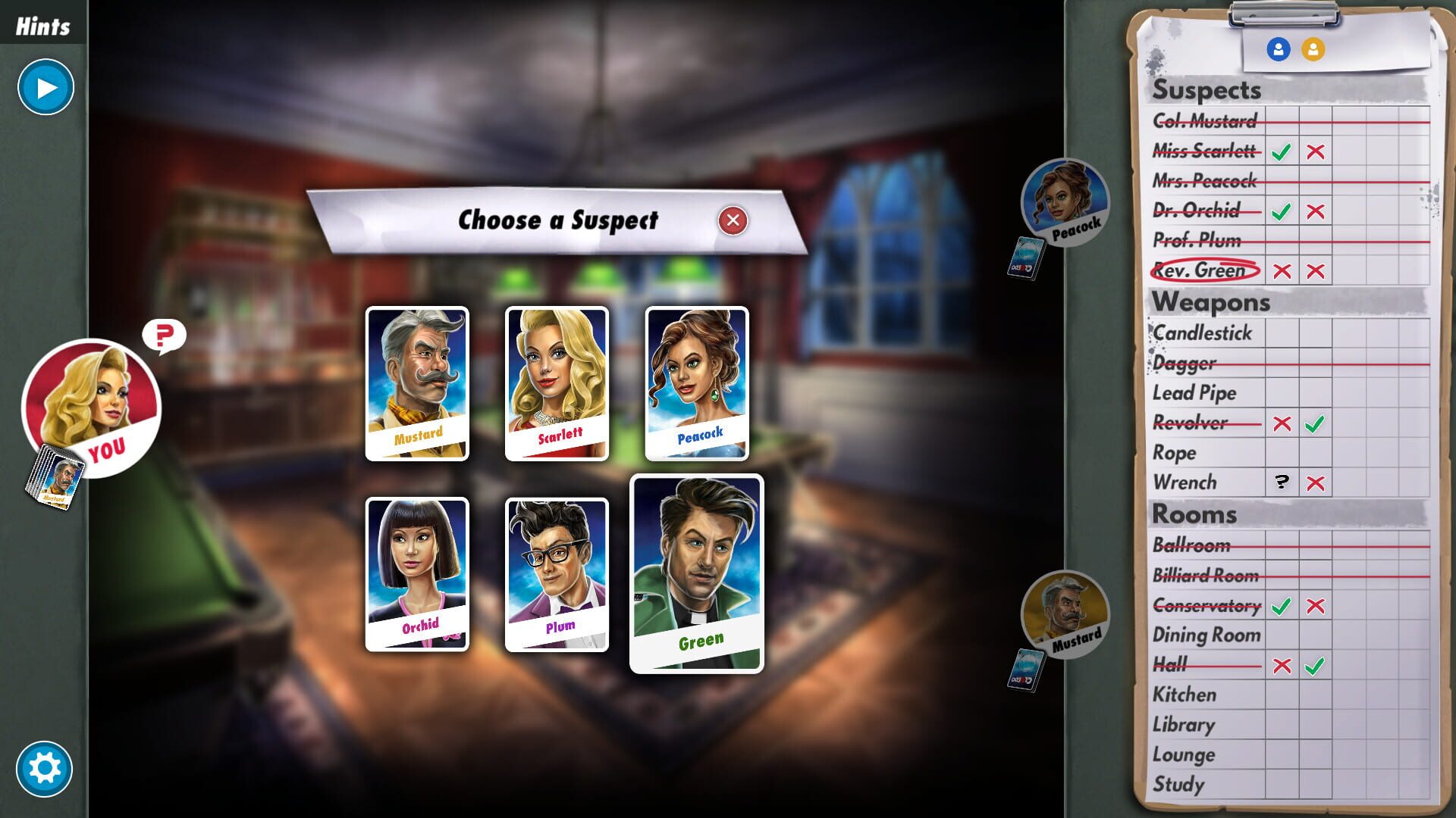 Screenshot for Clue/Cluedo: Classic