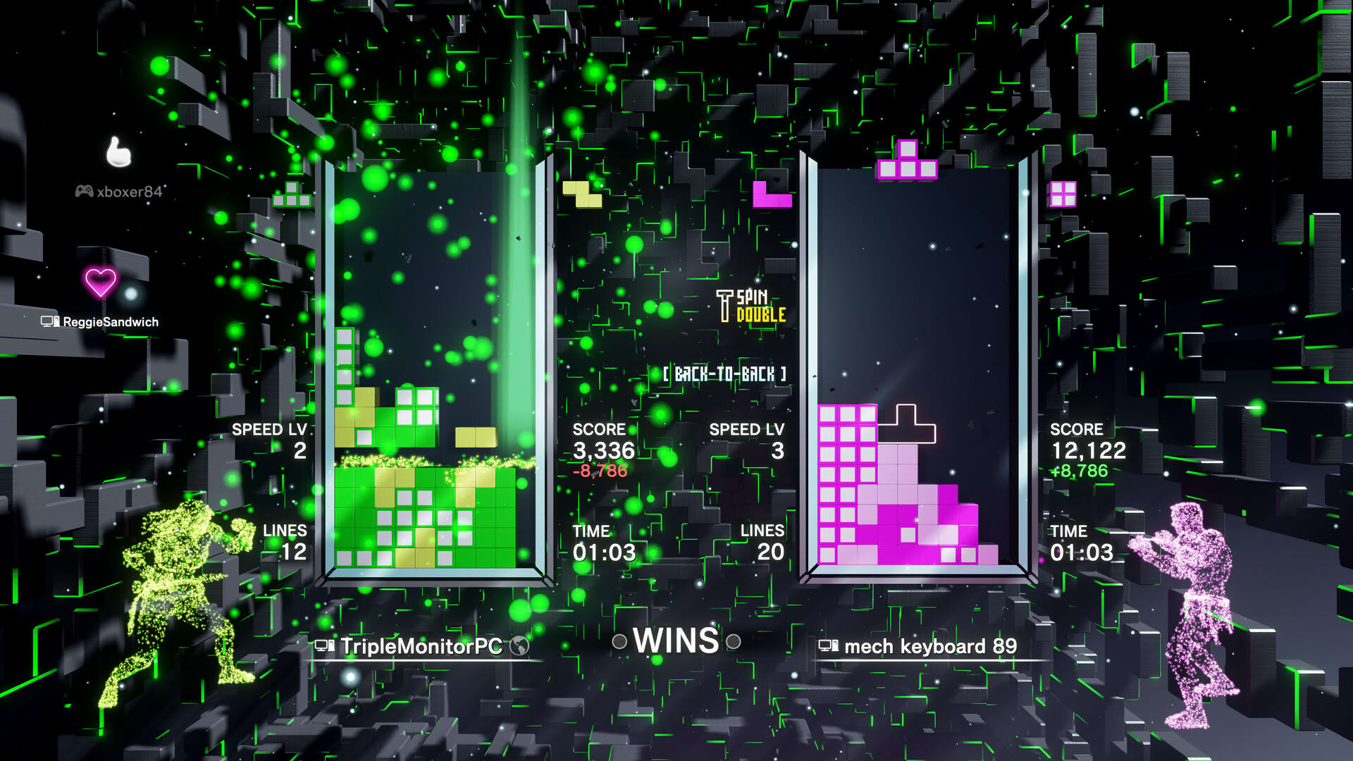 Screenshot for Tetris Effect