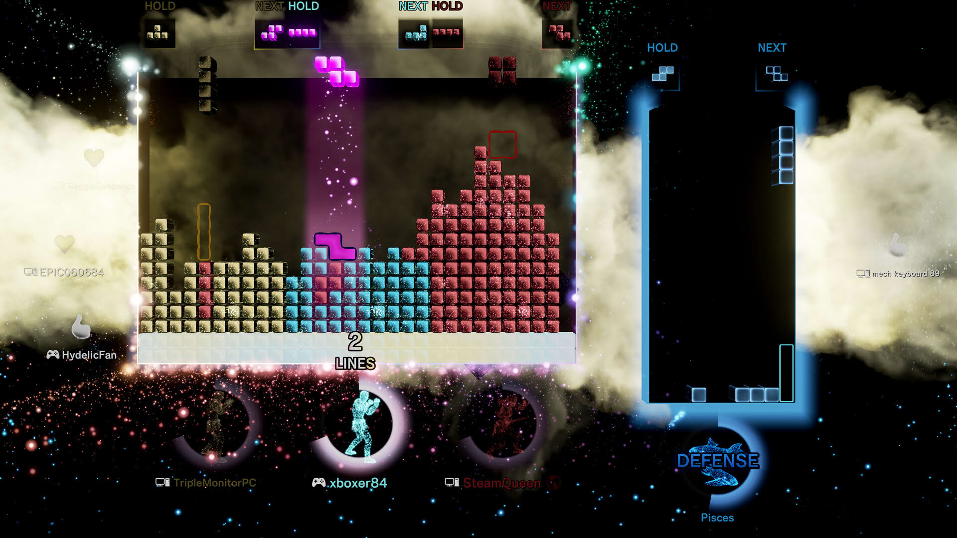 Screenshot for Tetris Effect