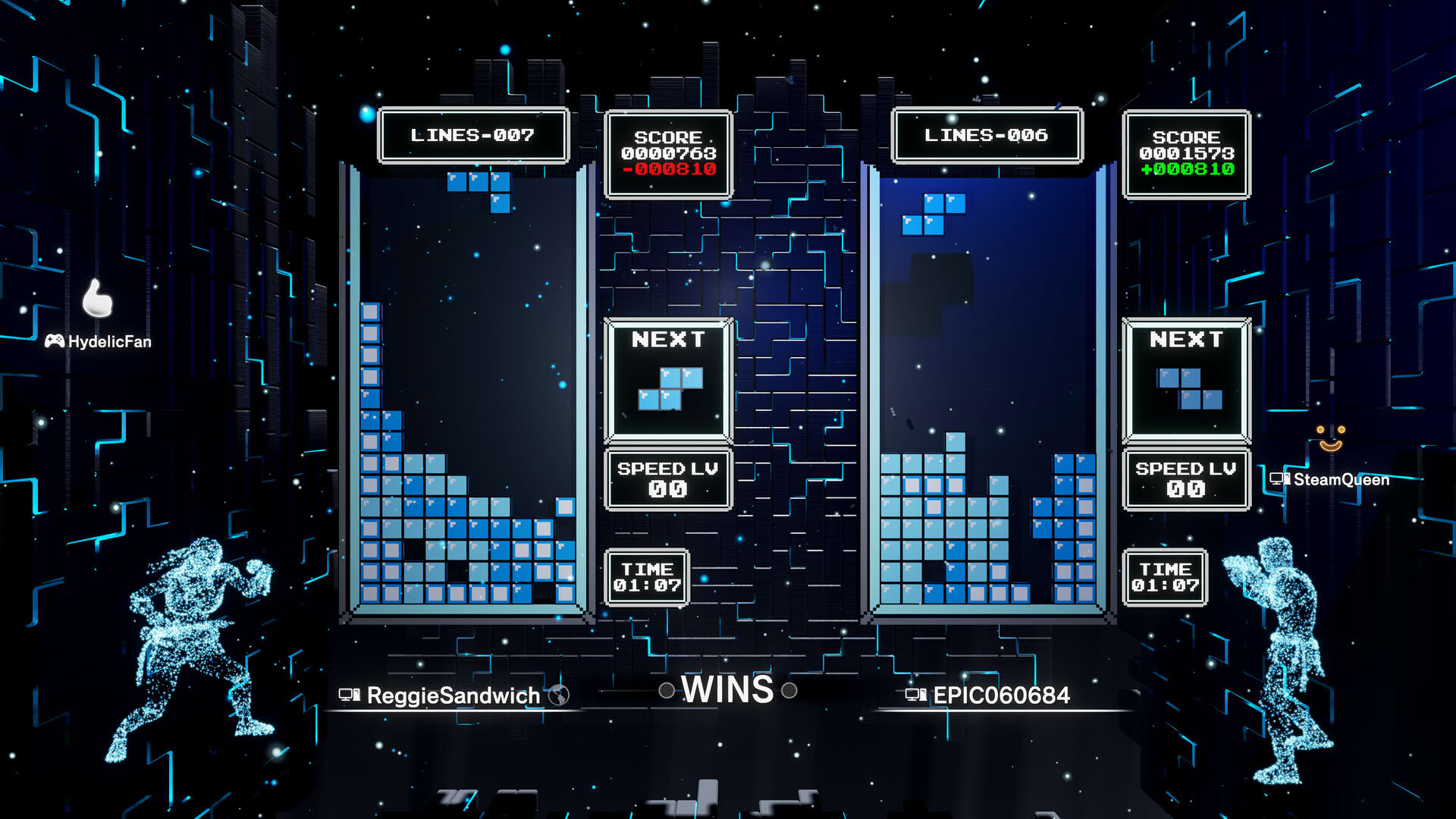 Screenshot for Tetris Effect
