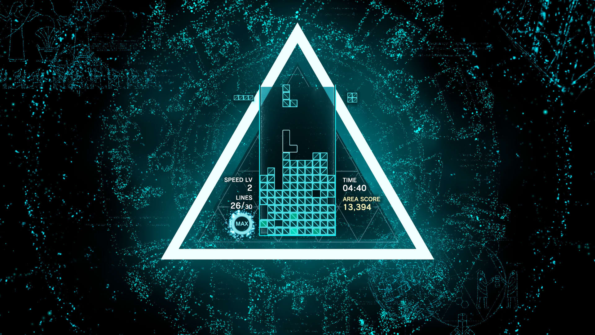 Screenshot for Tetris Effect
