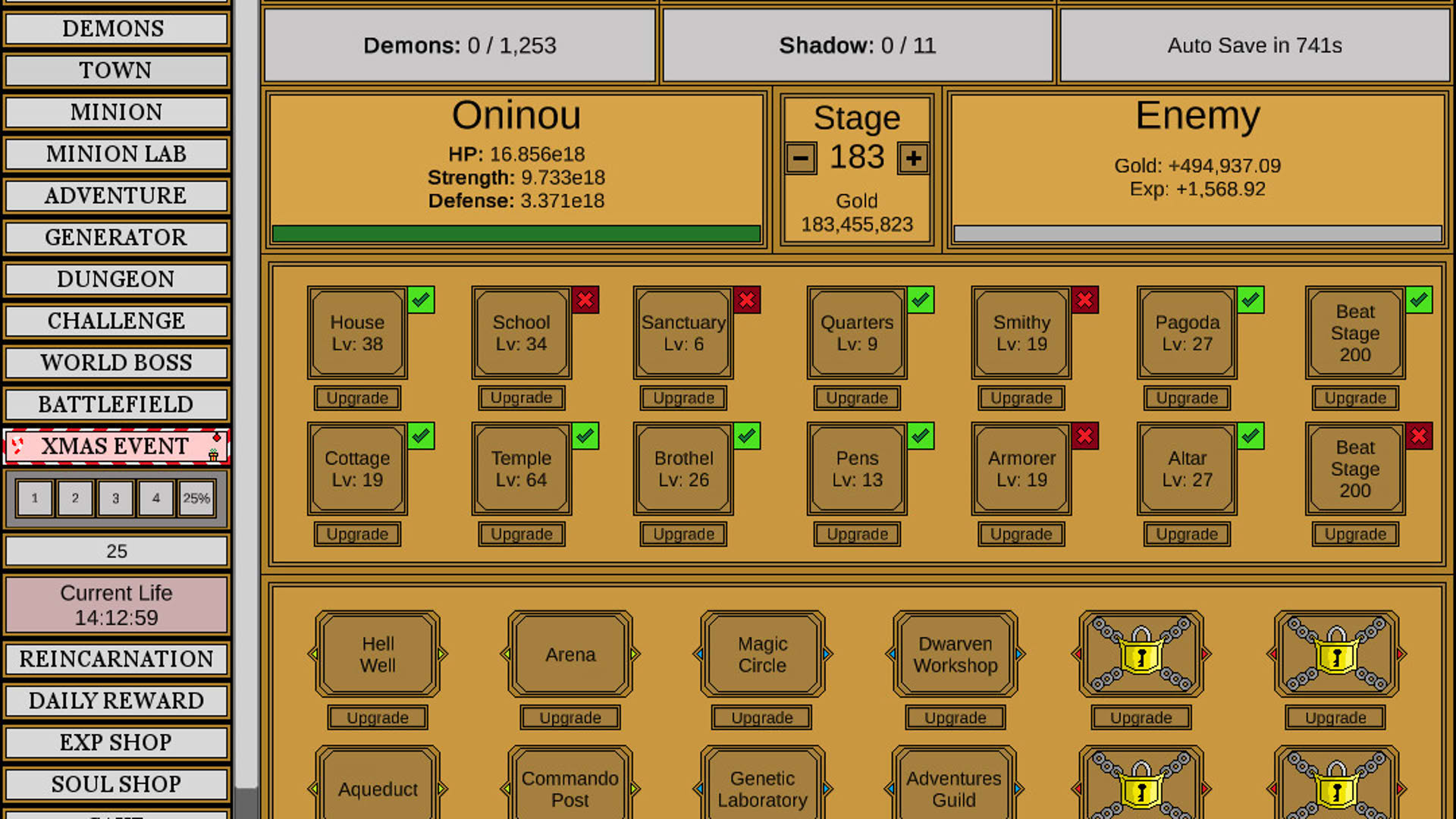 Screenshot for Wizard and Minion Idle