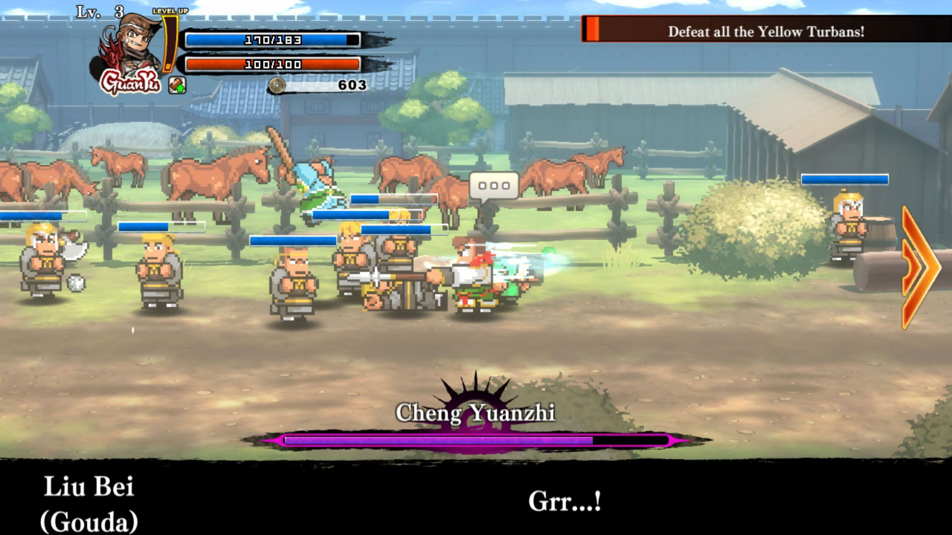 Screenshot for River City Saga: Three Kingdoms