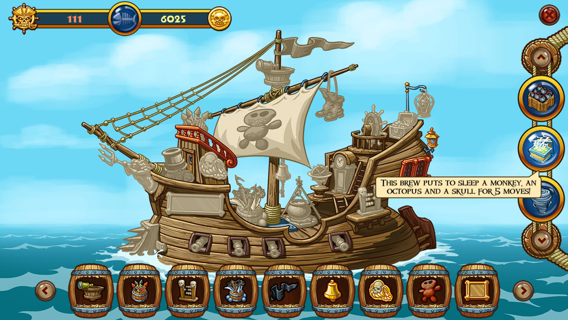 Screenshot for Match Three Pirates! Heir to Davy Jones