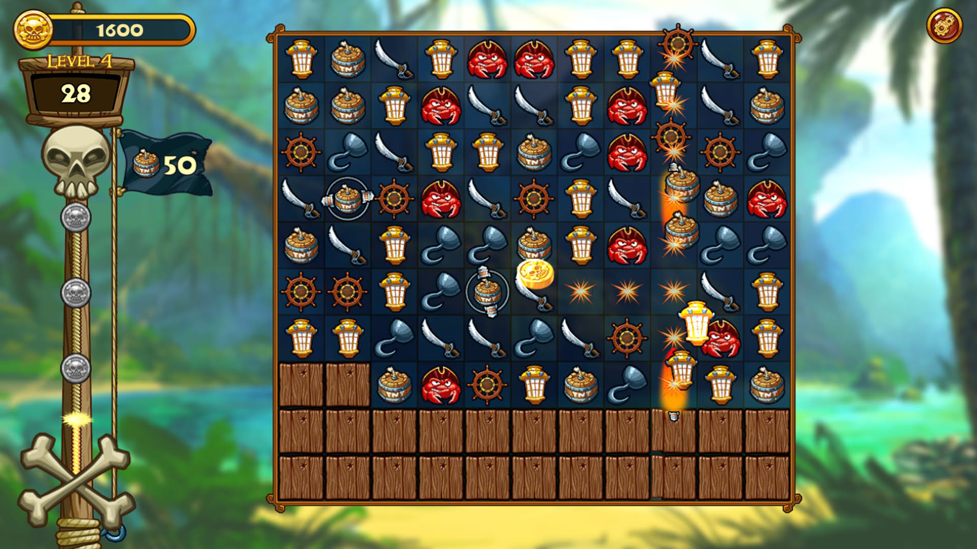Screenshot for Match Three Pirates! Heir to Davy Jones