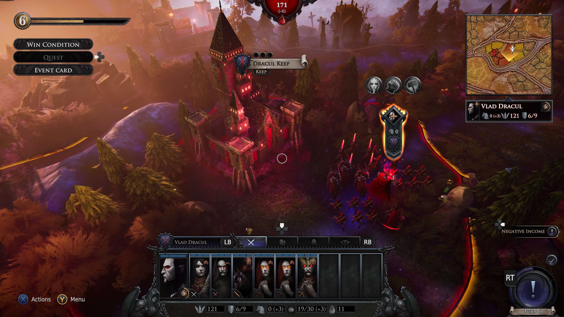 Screenshot for Immortal Realms: Vampire Wars
