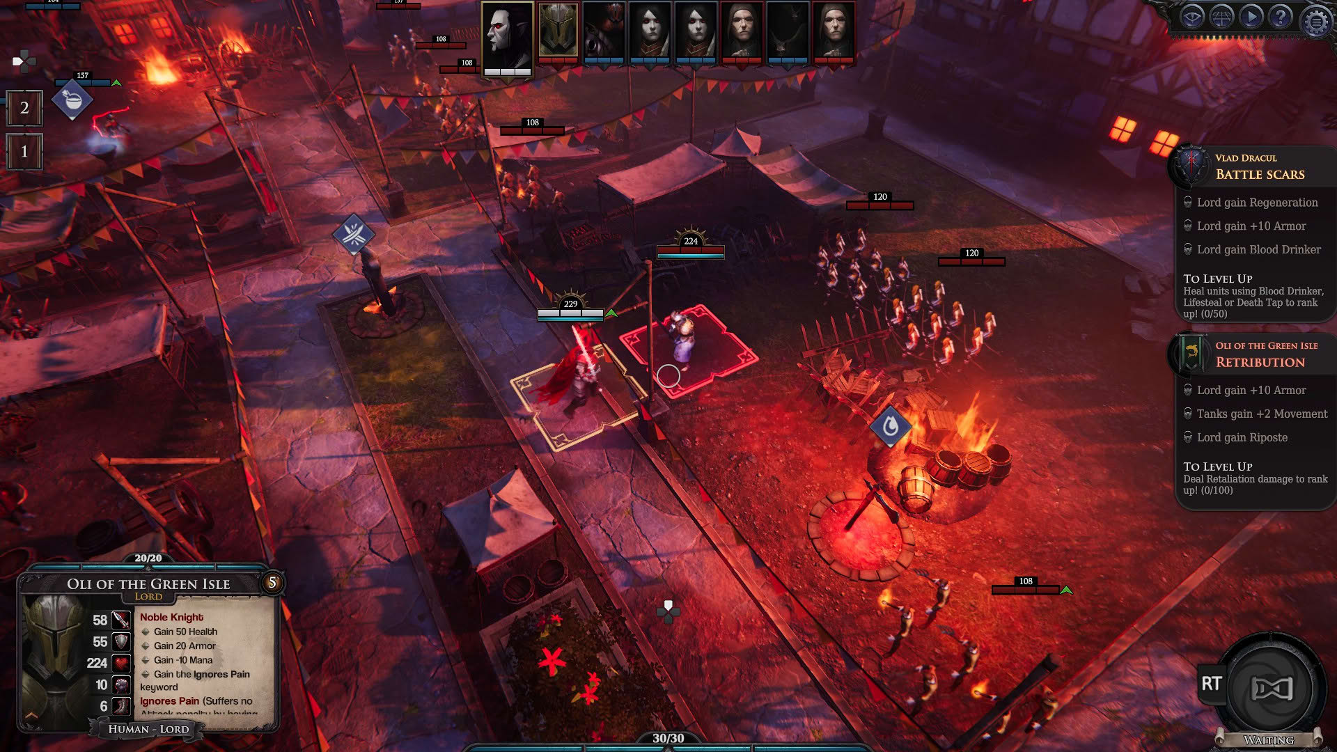 Screenshot for Immortal Realms: Vampire Wars