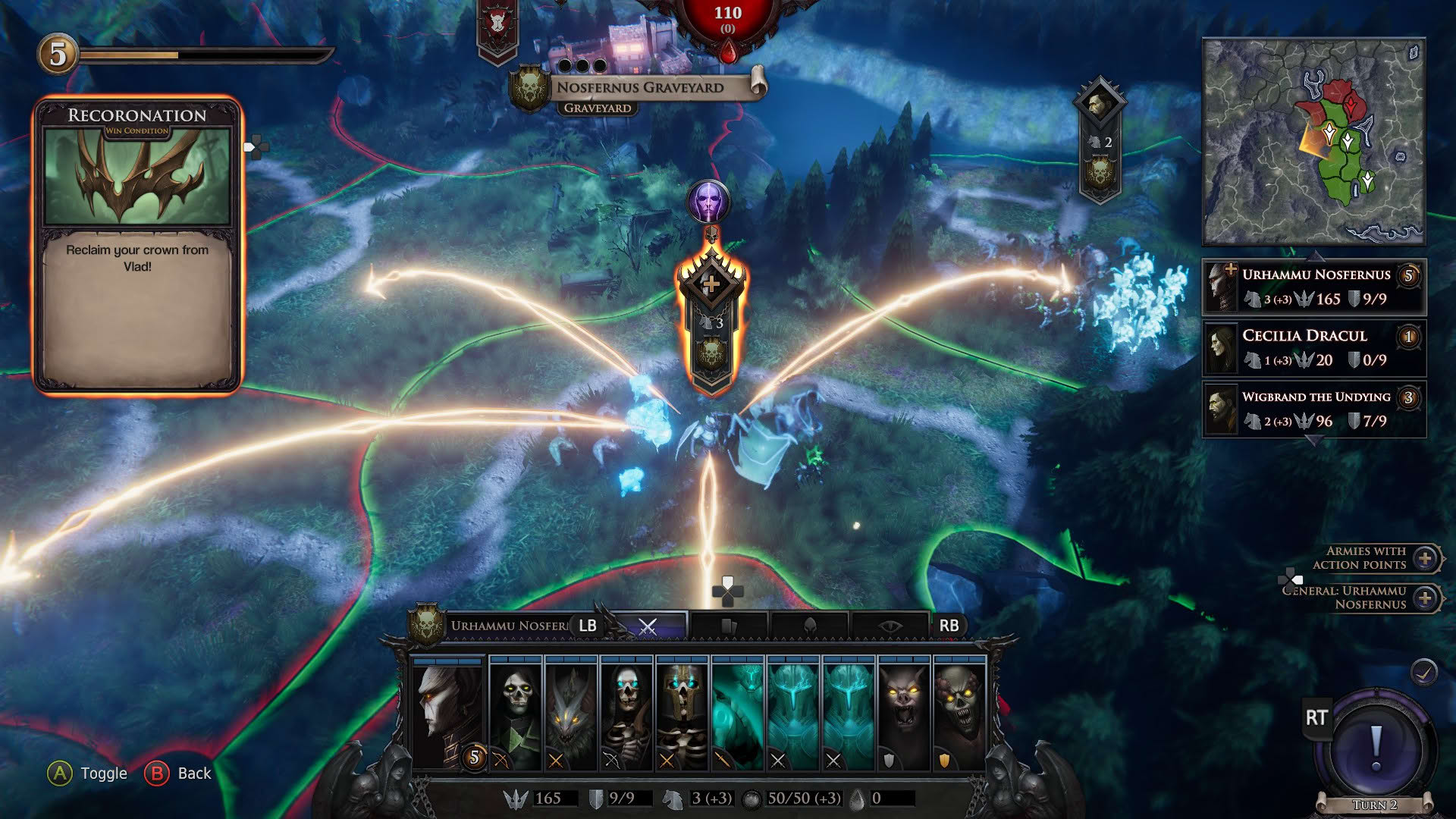 Screenshot for Immortal Realms: Vampire Wars