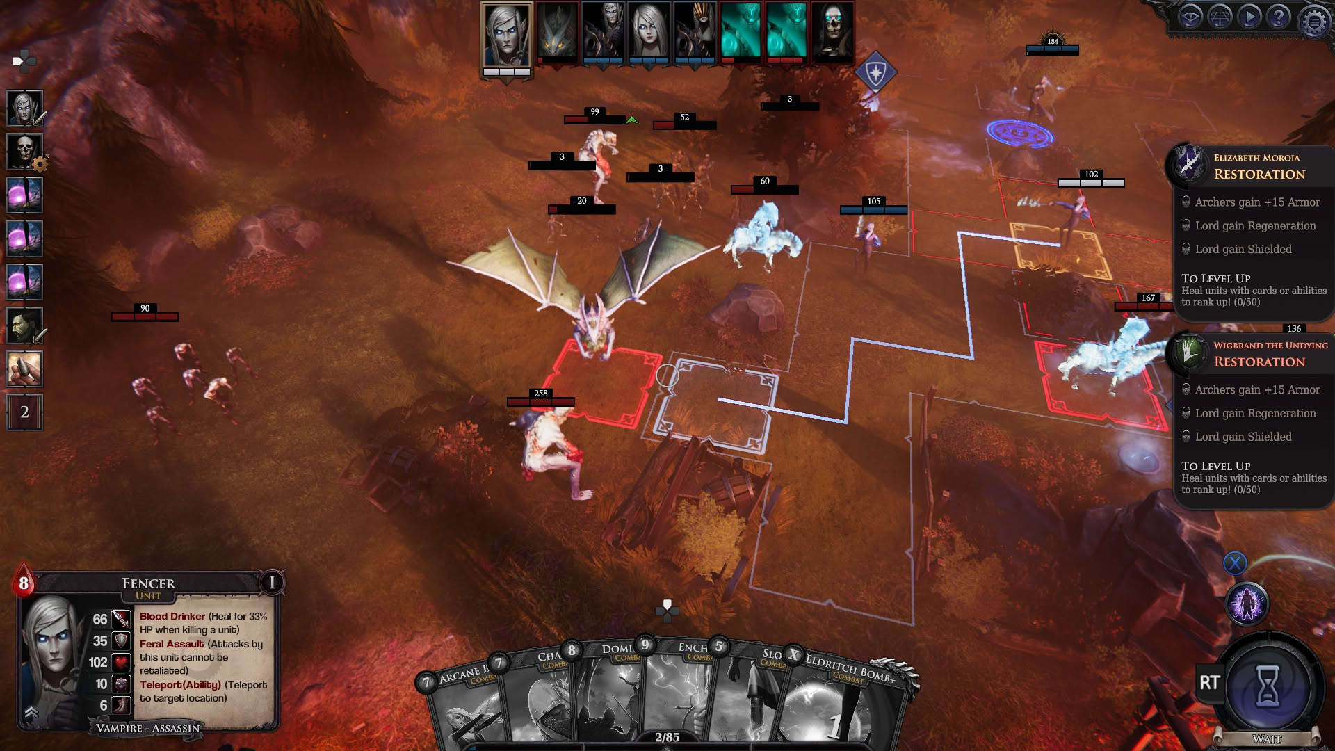 Screenshot for Immortal Realms: Vampire Wars