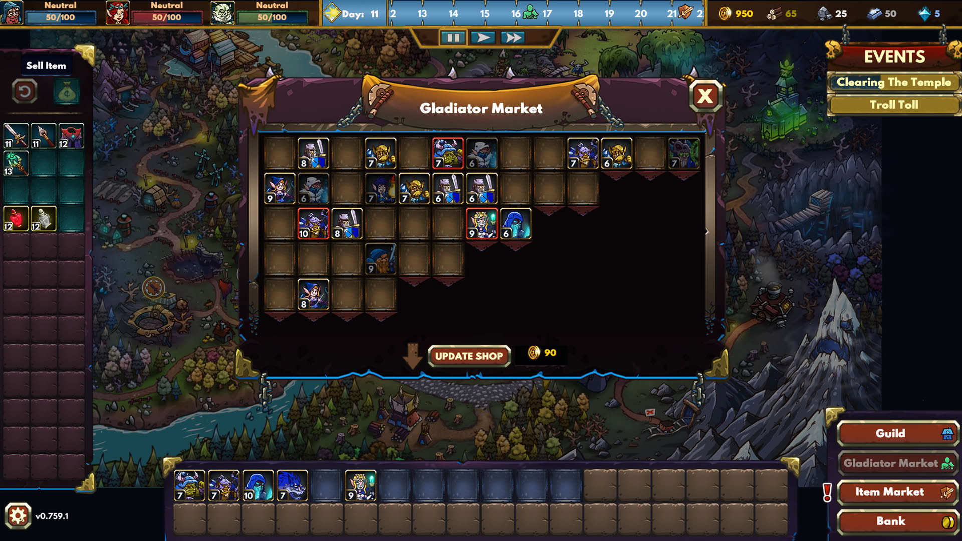 Screenshot for Gladiator Guild Manager