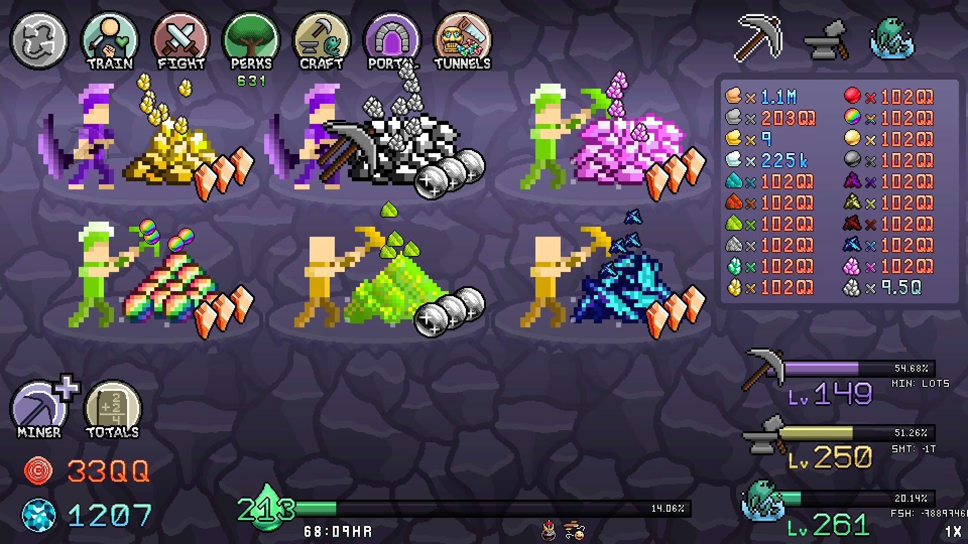 Screenshot for Idle Skilling