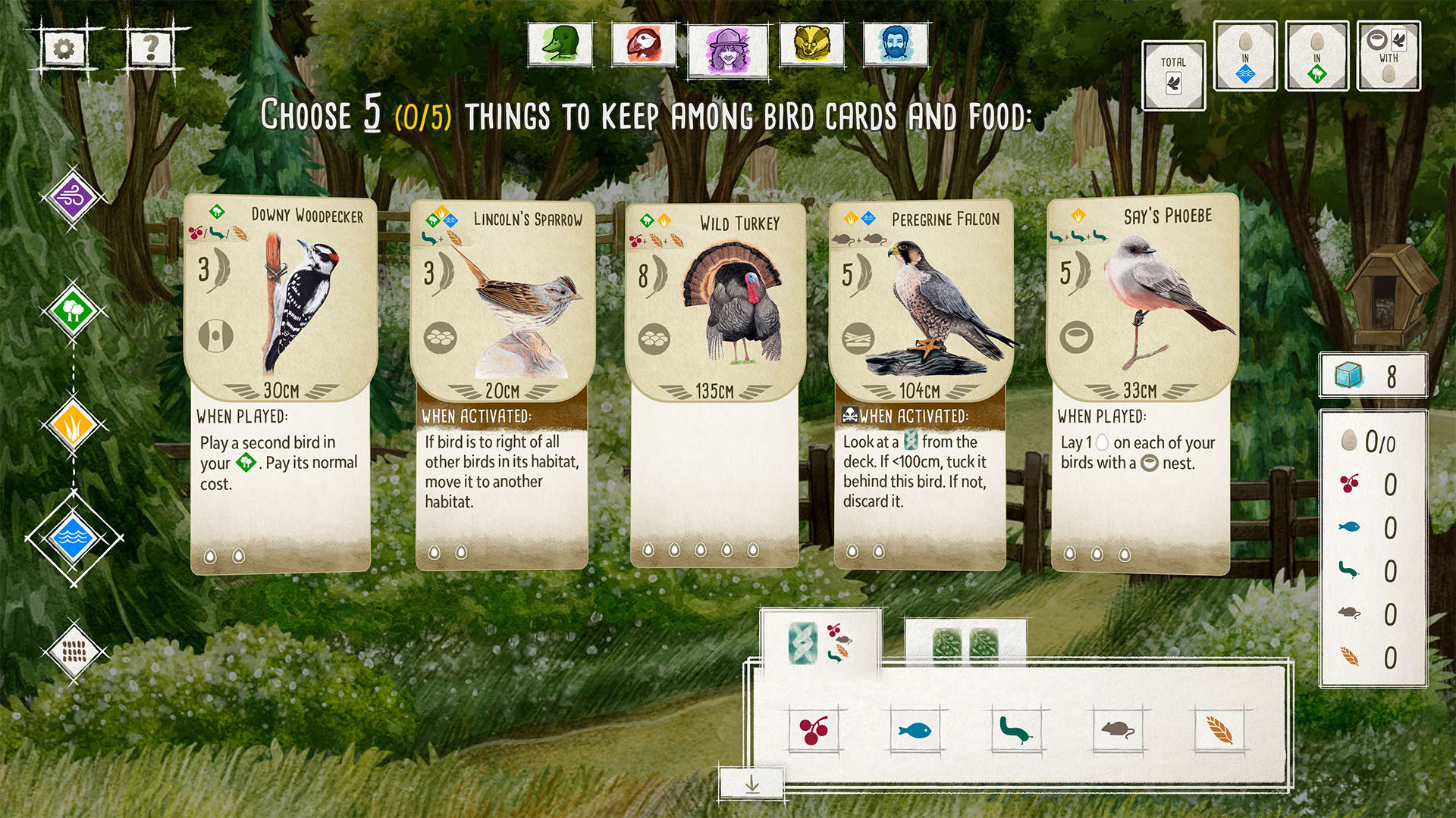 Screenshot for Wingspan