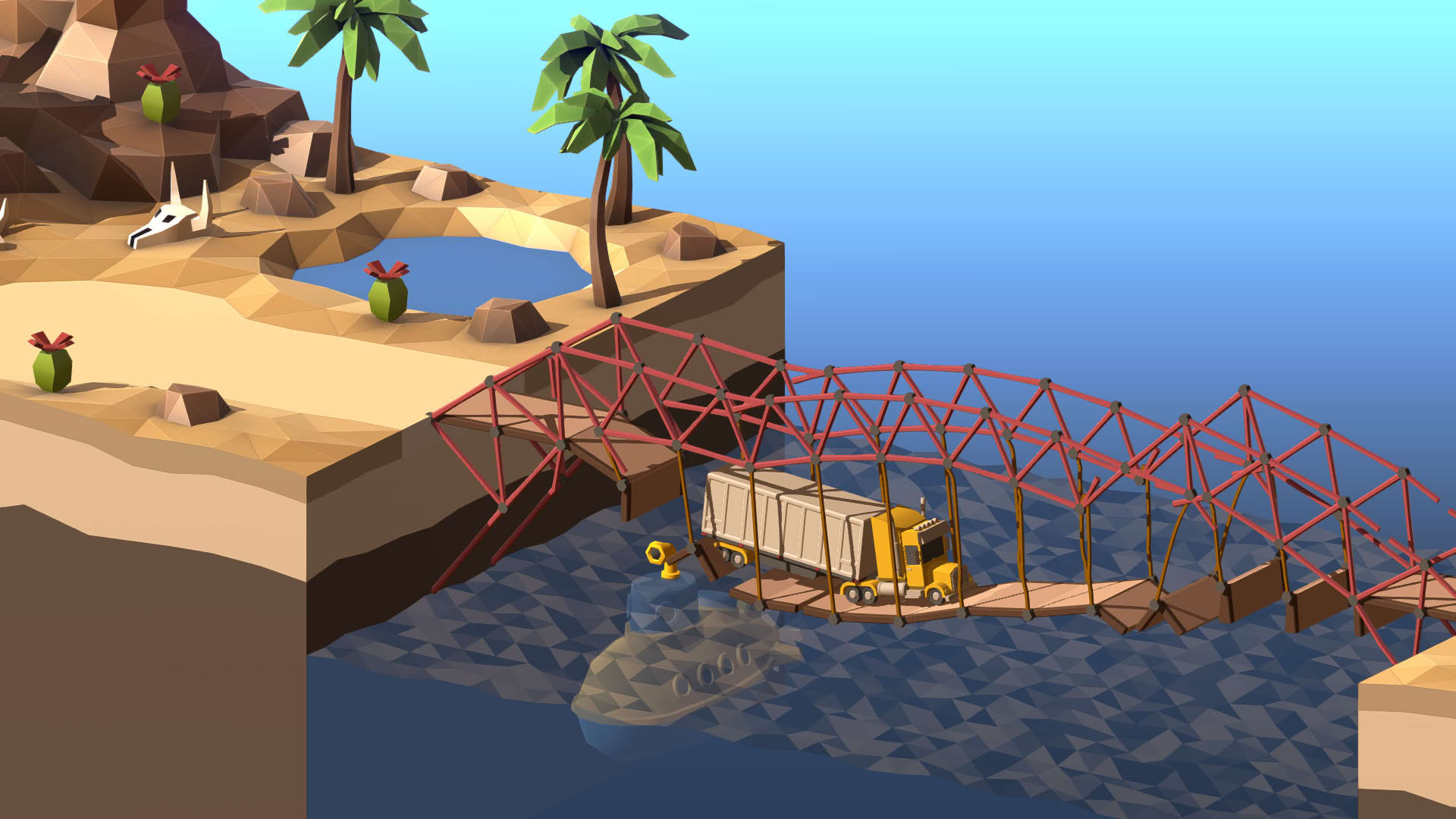 Screenshot for Poly Bridge 2