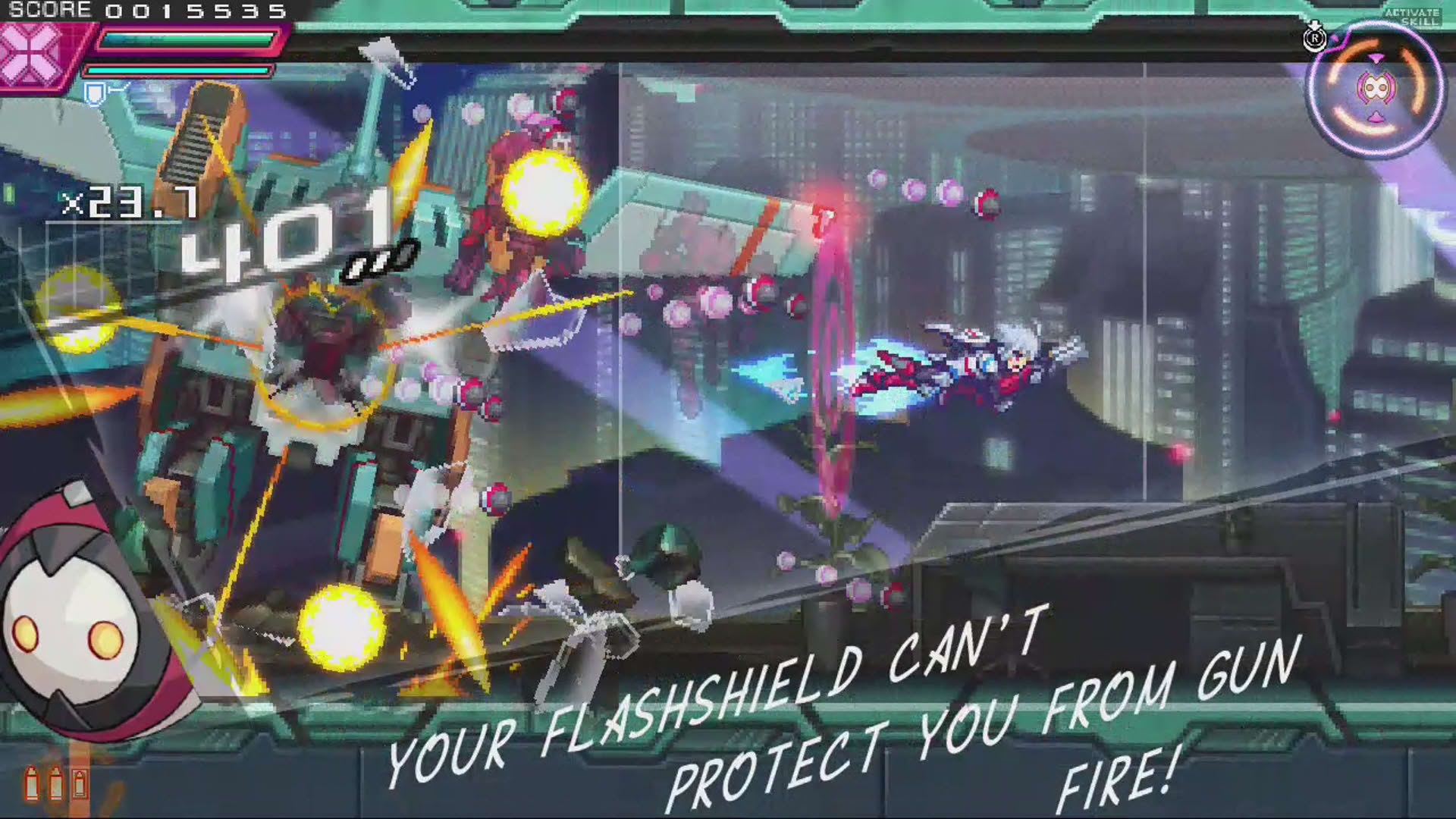 Screenshot for Azure Striker Gunvolt 2