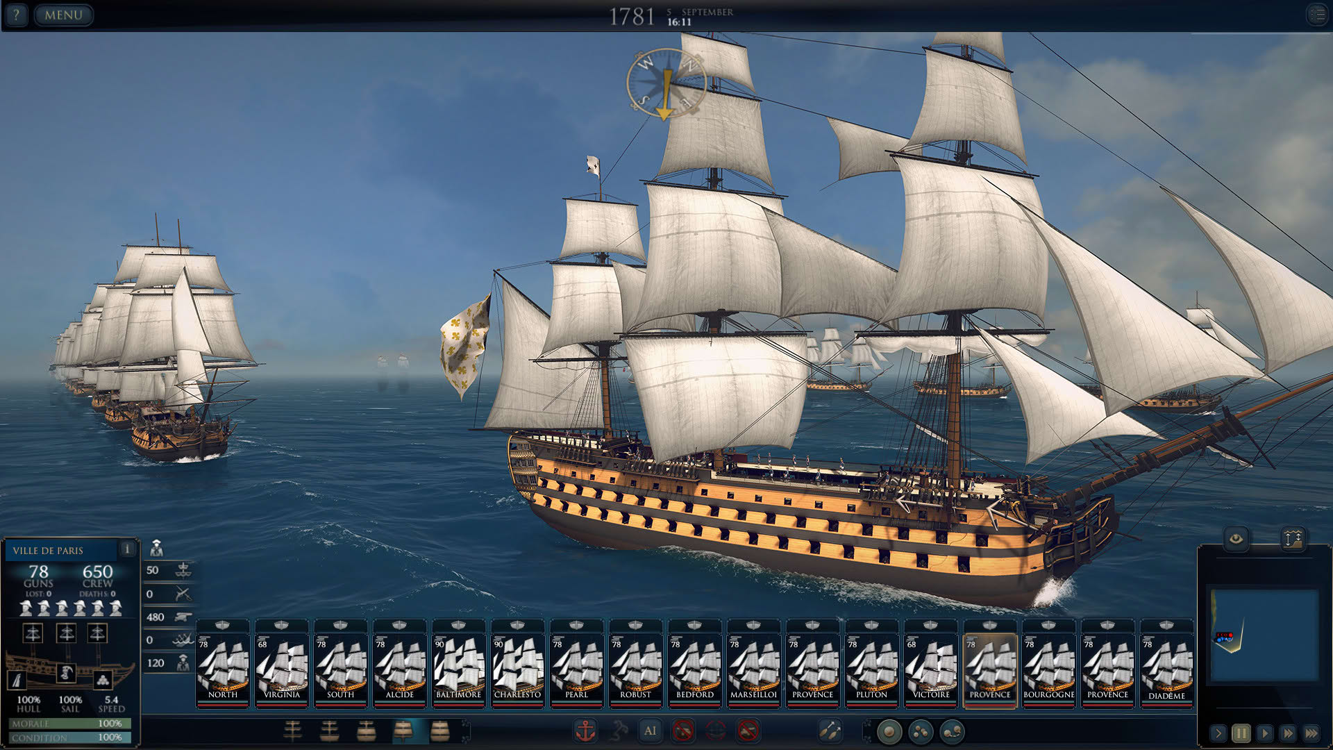 Screenshot for Ultimate Admiral: Age of Sail
