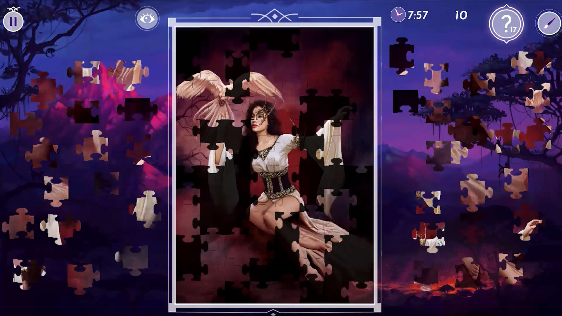 Screenshot for Dark Fantasy 2: Jigsaw Puzzle